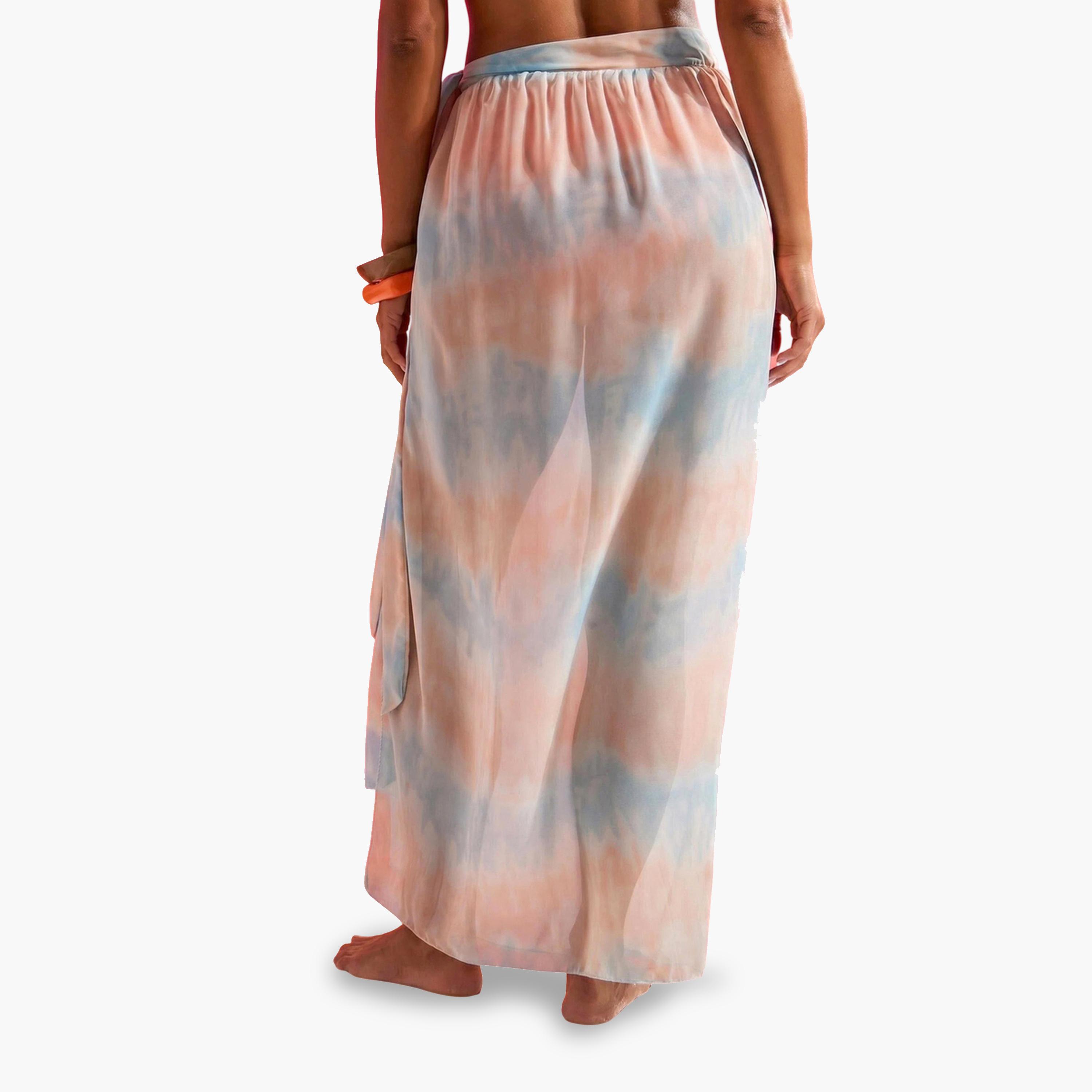 Styli Tie-Dye Print Maxi Sarong with Tie Detail-women-clothing-swimandbeach-beach-coverups-image-4