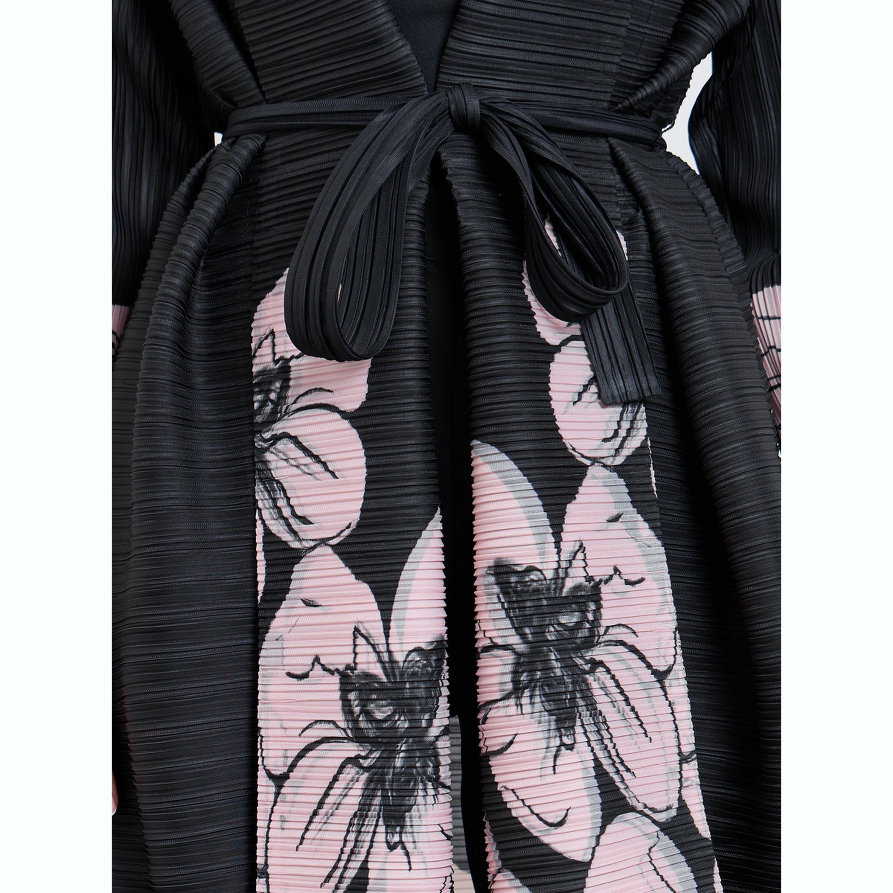 عباية مفتوحة من الأمام برباط خصر وطبعة زهور-women-arabicclothing-abayas-image-5
