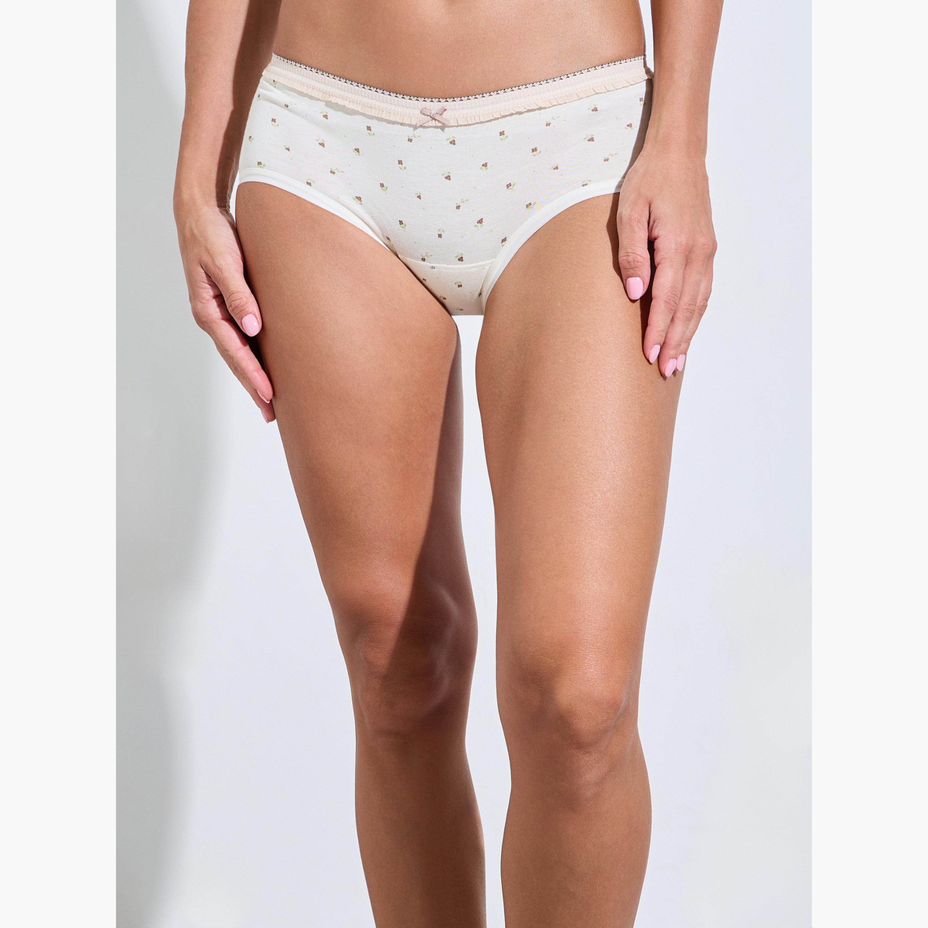 Styli Pack of 3 - Assorted Printed Full Briefs-women-clothing-lingerie-panties-image-4
