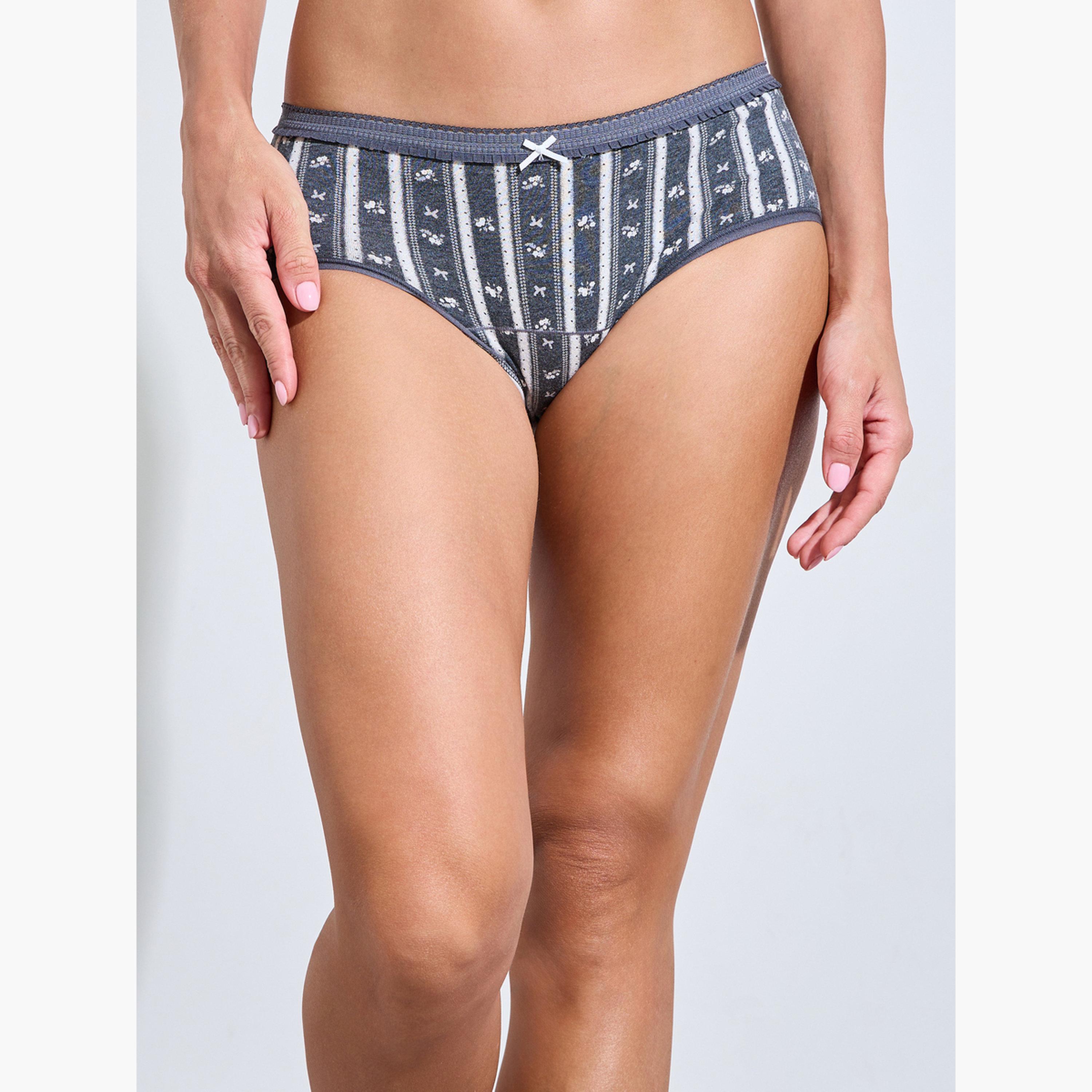 Styli Pack of 3 - Assorted Printed Full Briefs-women-clothing-lingerie-panties-image-5