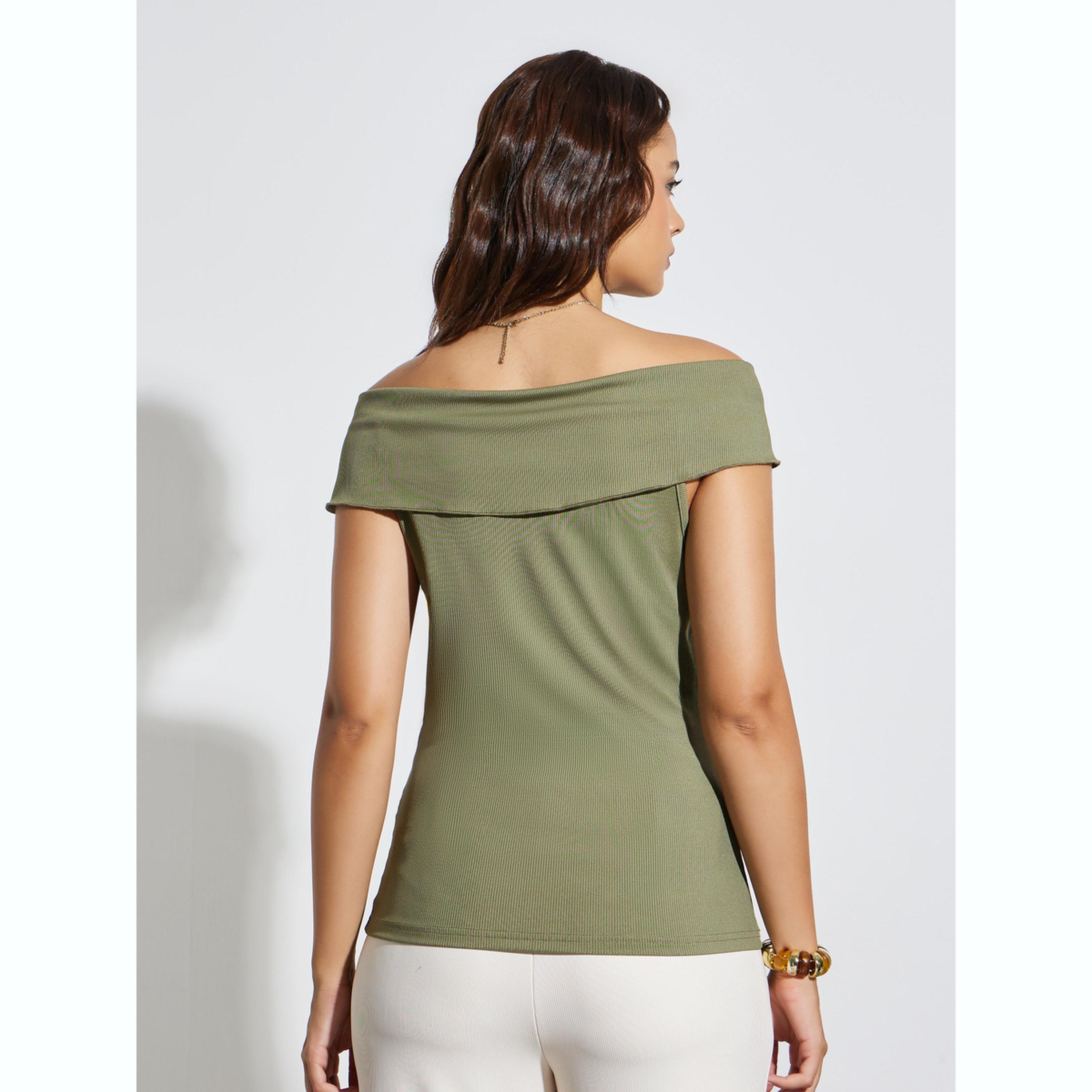 بلوزة محبوكة مضلعة ومكشوفة الكتفين-women-clothing-shirtsandblouses-blouses-image-4
