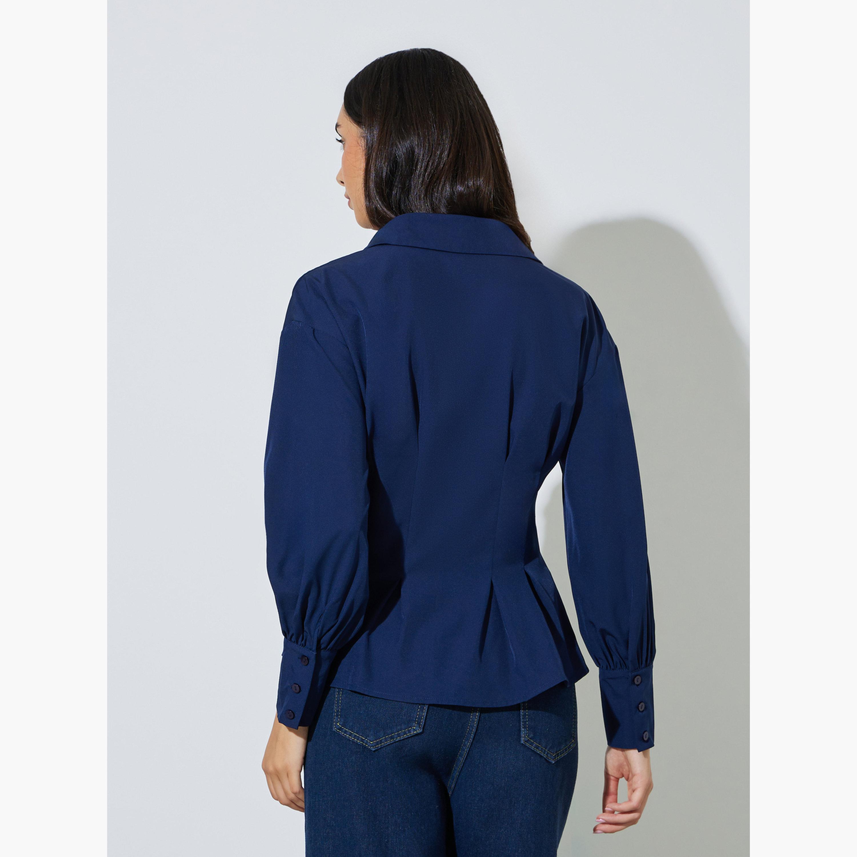 بلوزة بيبلوم ضيقة بأزرار-women-clothing-shirtsandblouses-shirts-image-4