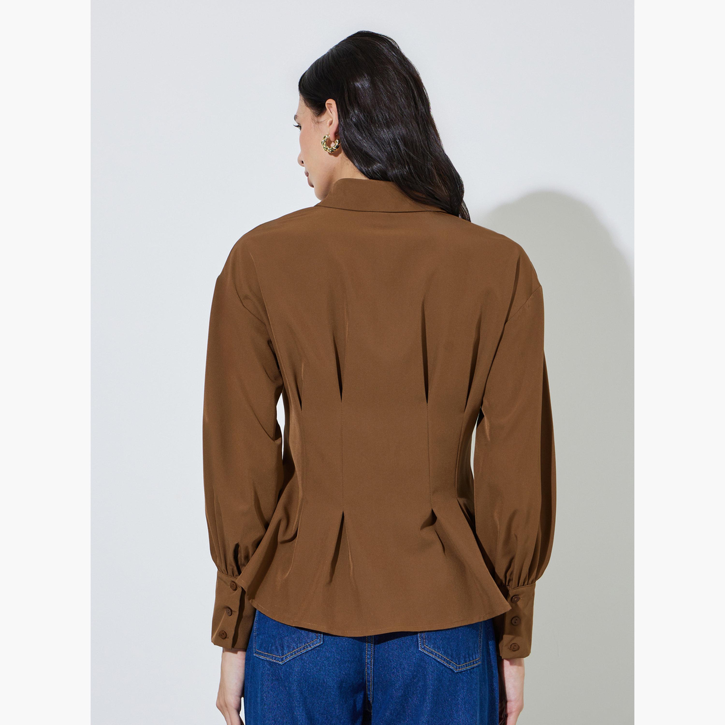 بلوزة بيبلوم ضيقة بأزرار-women-clothing-shirtsandblouses-shirts-image-4