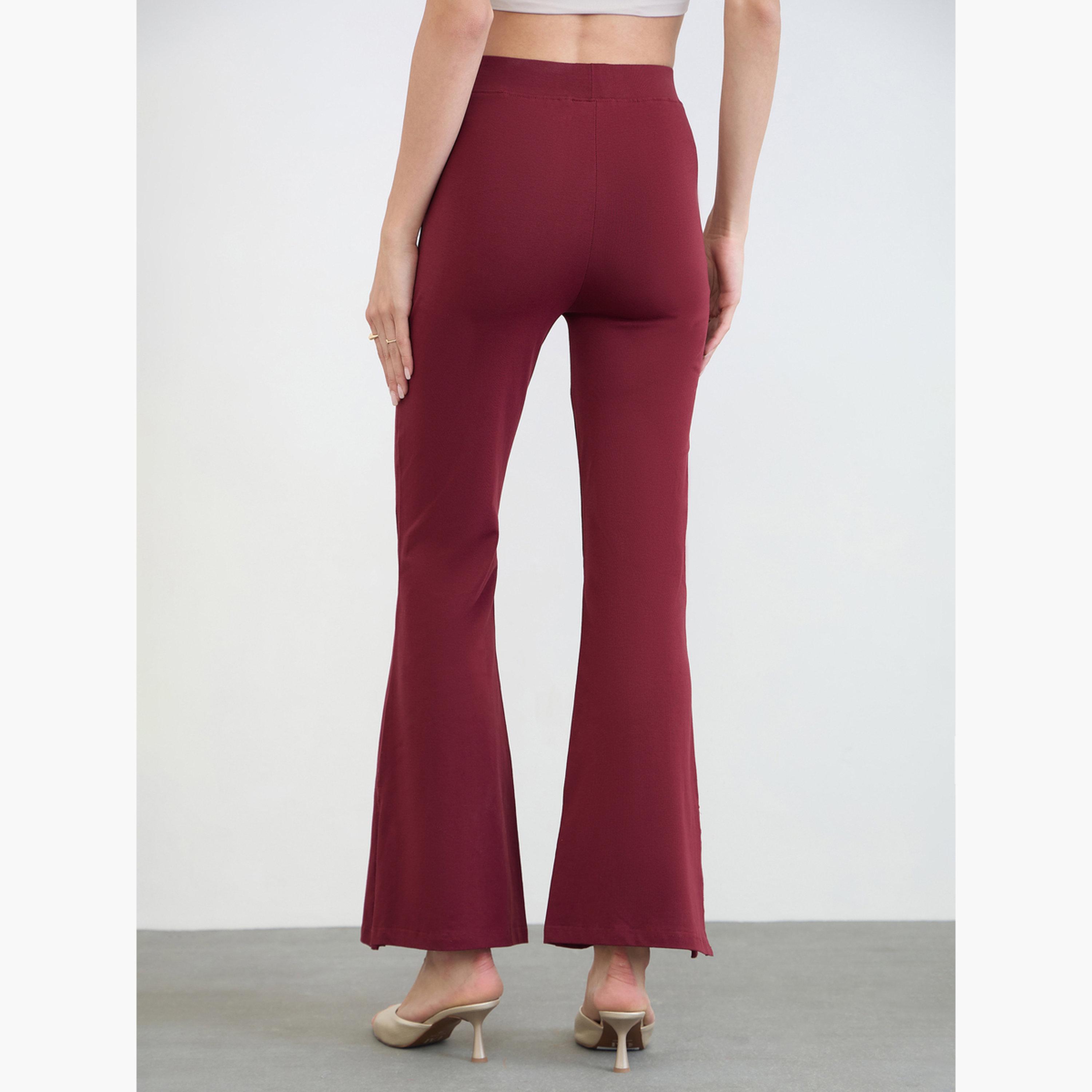 ستايلي - عبوة من قطعتين - بنطلون ضيق واسع بلون موحد-women-clothing-bottoms-leggings-image-5