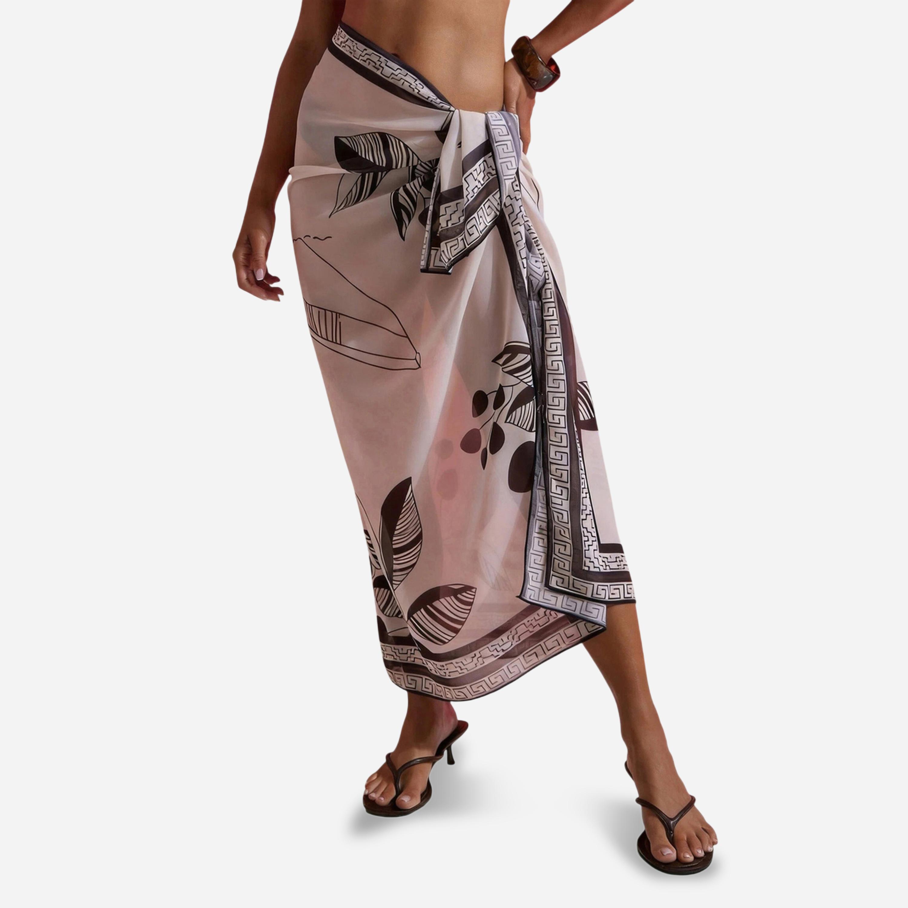 سارونغ طويل برباط خصر وطبعة تجريدية-women-clothing-swimandbeach-beach-coverups-image-1