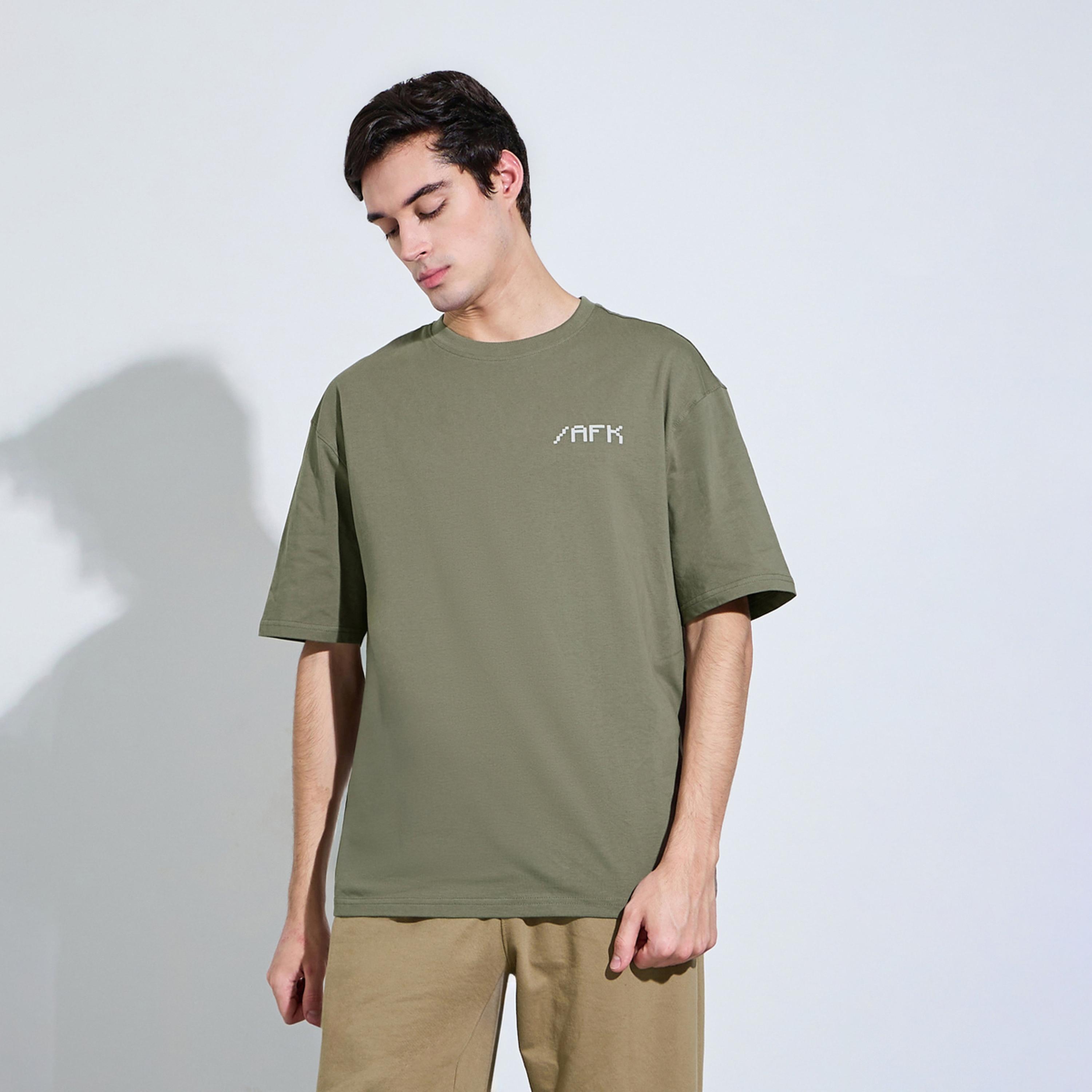 تيشيرت بياقة دائرية وطبعات جرافيك-men-clothing-tshirtsandpolos-tshirts-image-1