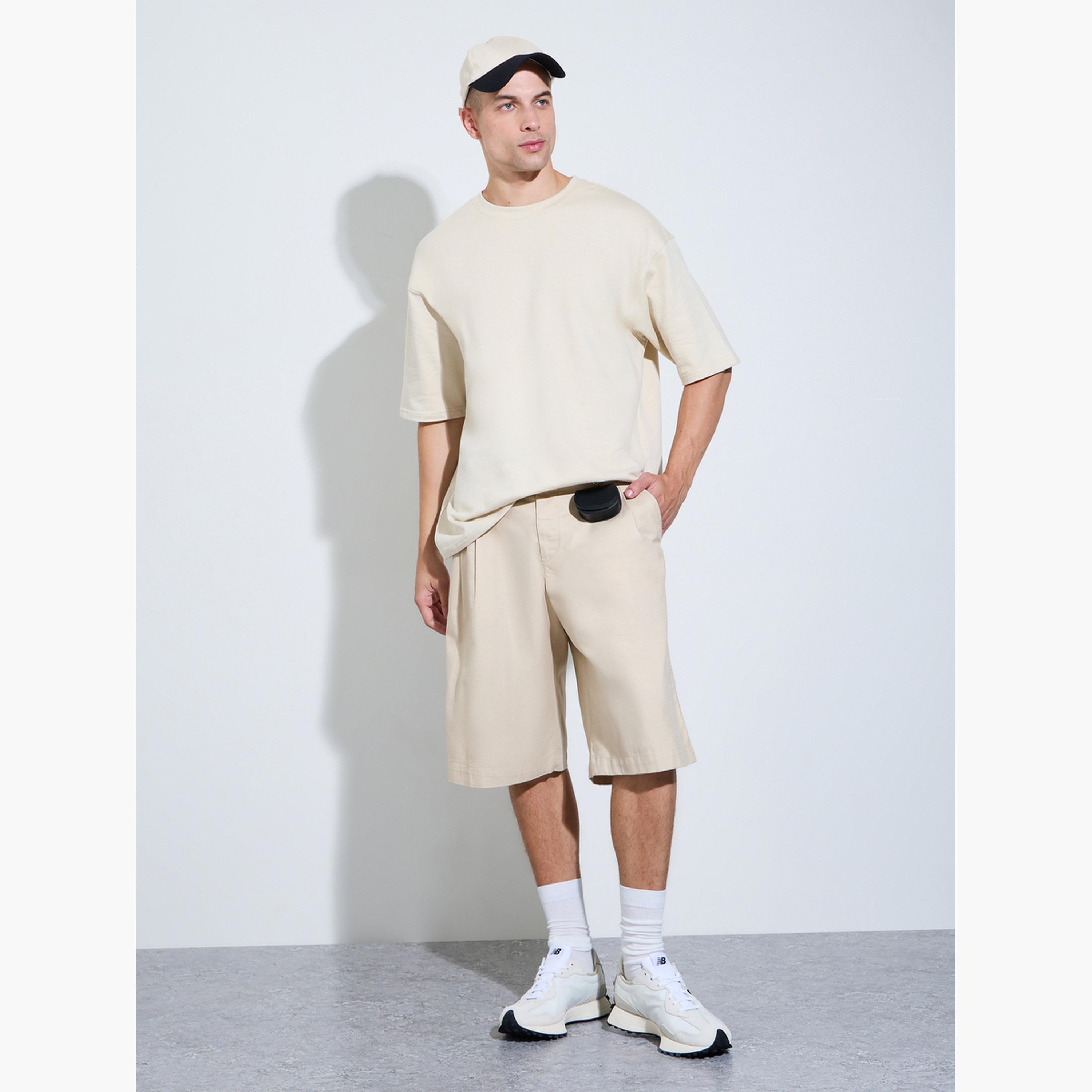 تيشيرت واسع بطبعة جرافيك خلفية للرجال-men-clothing-tshirtsandpolos-tshirts-image-2
