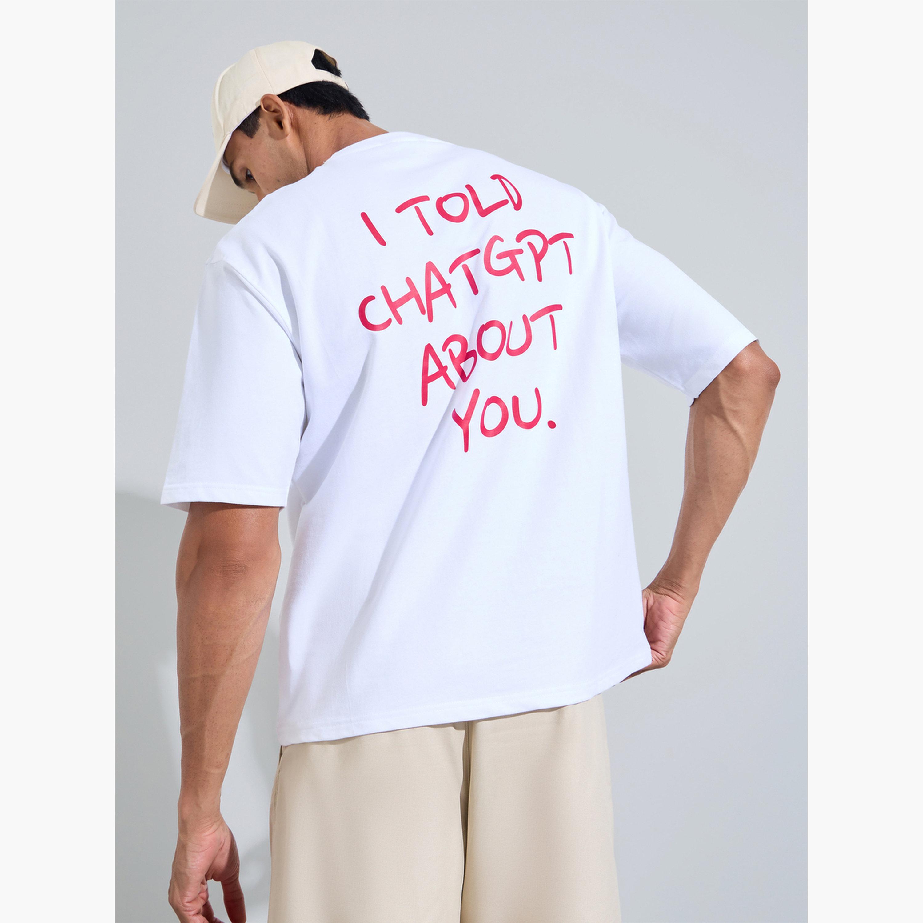 تيشيرت تيري واسع بطبعة كتابة على الظهر للرجال-men-clothing-tshirtsandpolos-tshirts-image-3