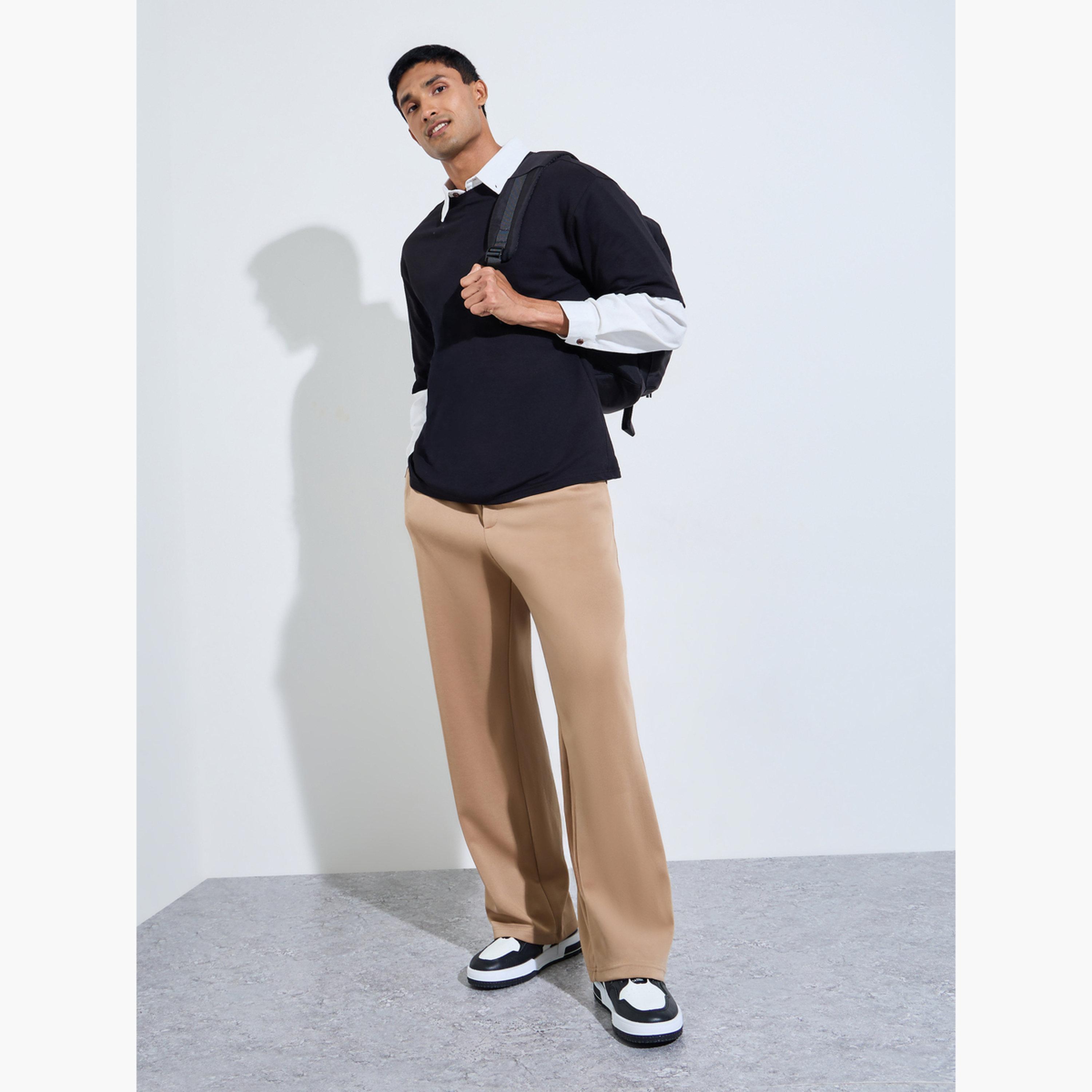 تيشيرت تيري واسع بطبعة تايبوجرافيك خلفية للرجال-men-clothing-tshirtsandpolos-tshirts-image-2