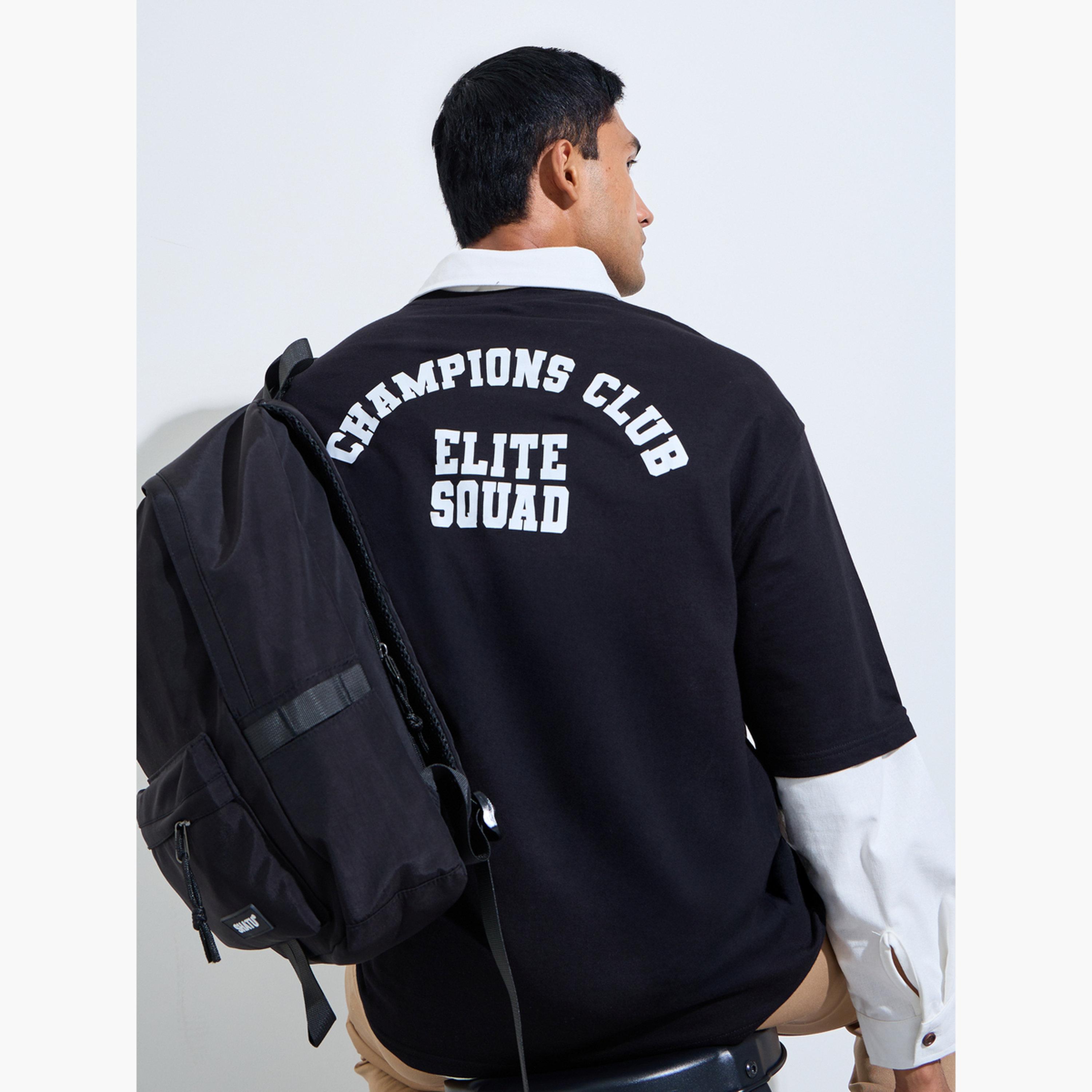 تيشيرت تيري واسع بطبعة تايبوجرافيك خلفية للرجال-men-clothing-tshirtsandpolos-tshirts-image-3