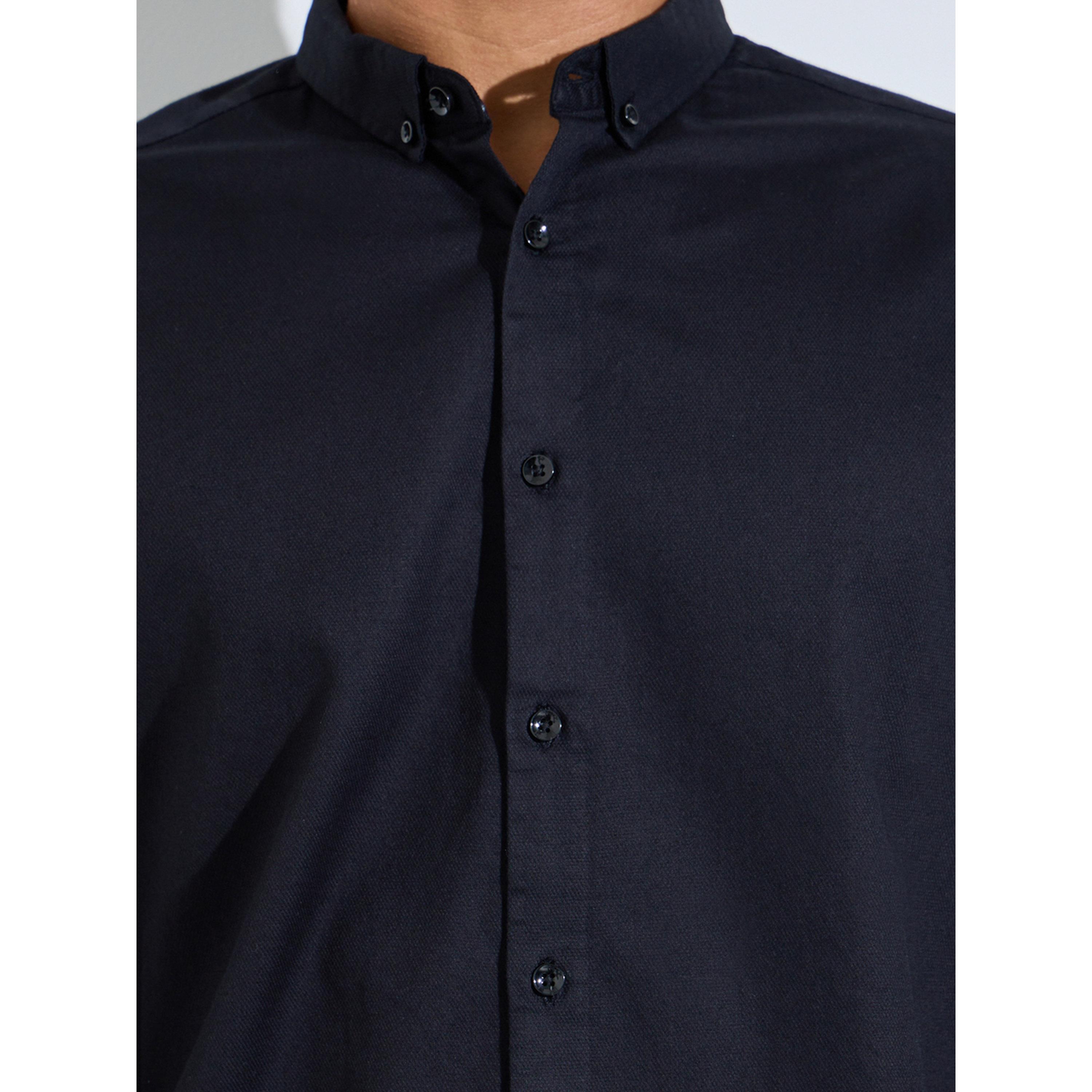 قميص بارز الملمس بمقاس عادي-men-clothing-shirts-image-6
