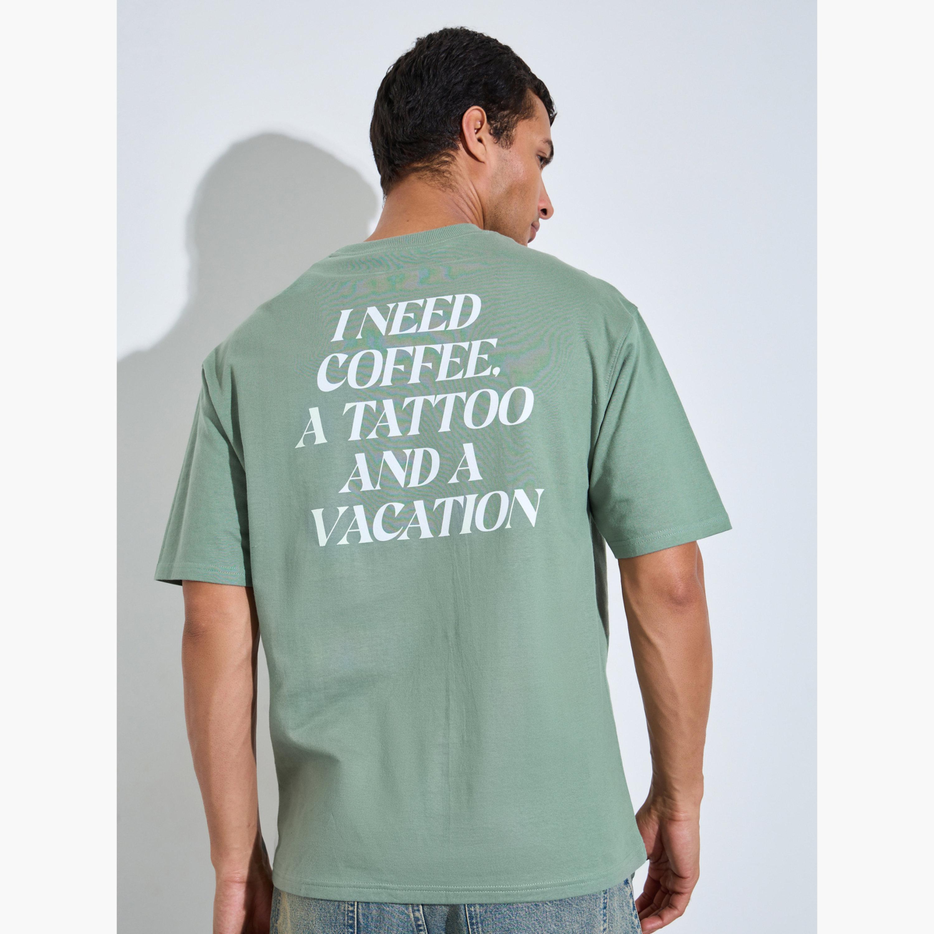 تيشيرت تيري واسع بطبعة كتابة على الظهر للرجال-men-clothing-tshirtsandpolos-tshirts-image-4
