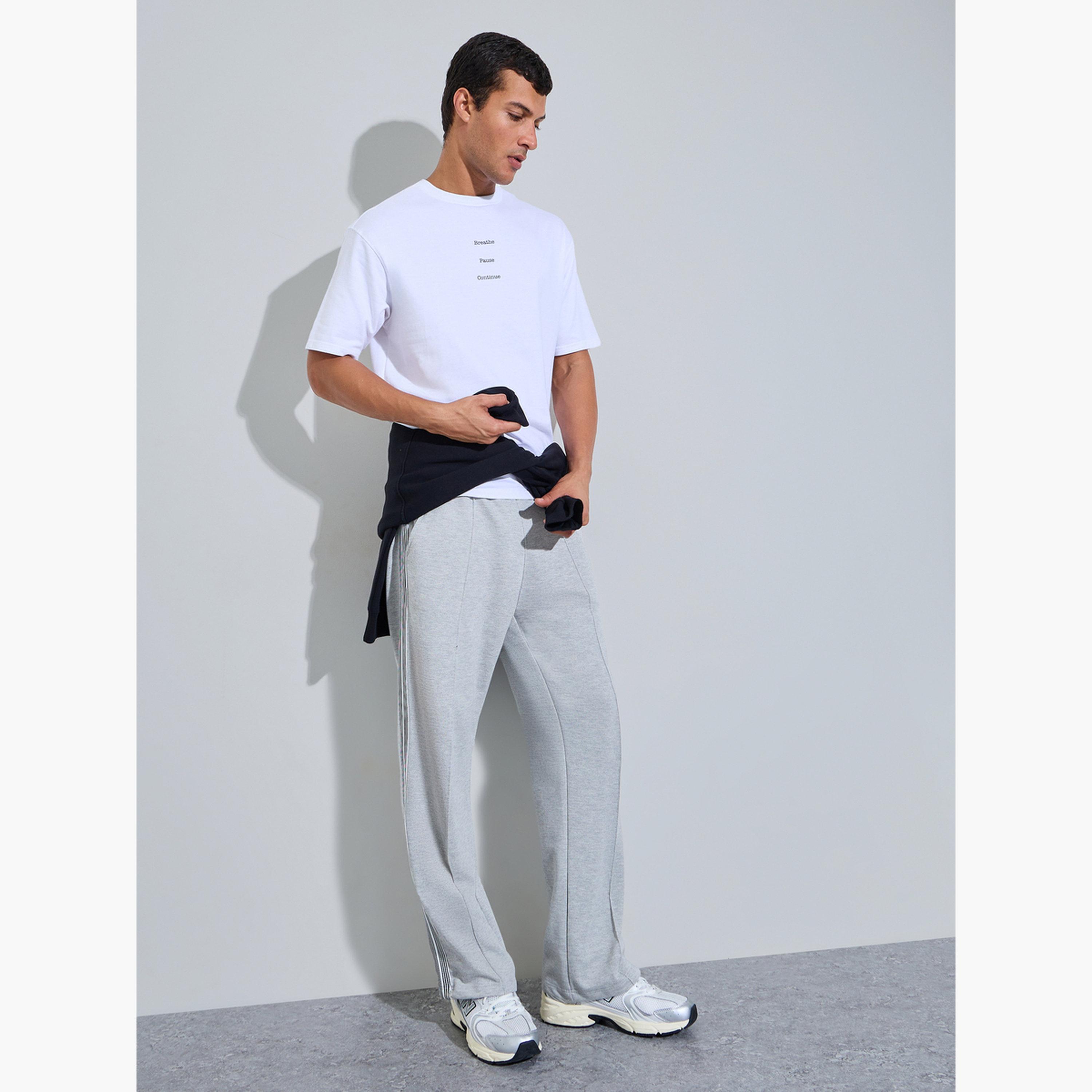 تيشيرت تيري واسع بطبعة كتابة-men-clothing-tshirtsandpolos-tshirts-image-2