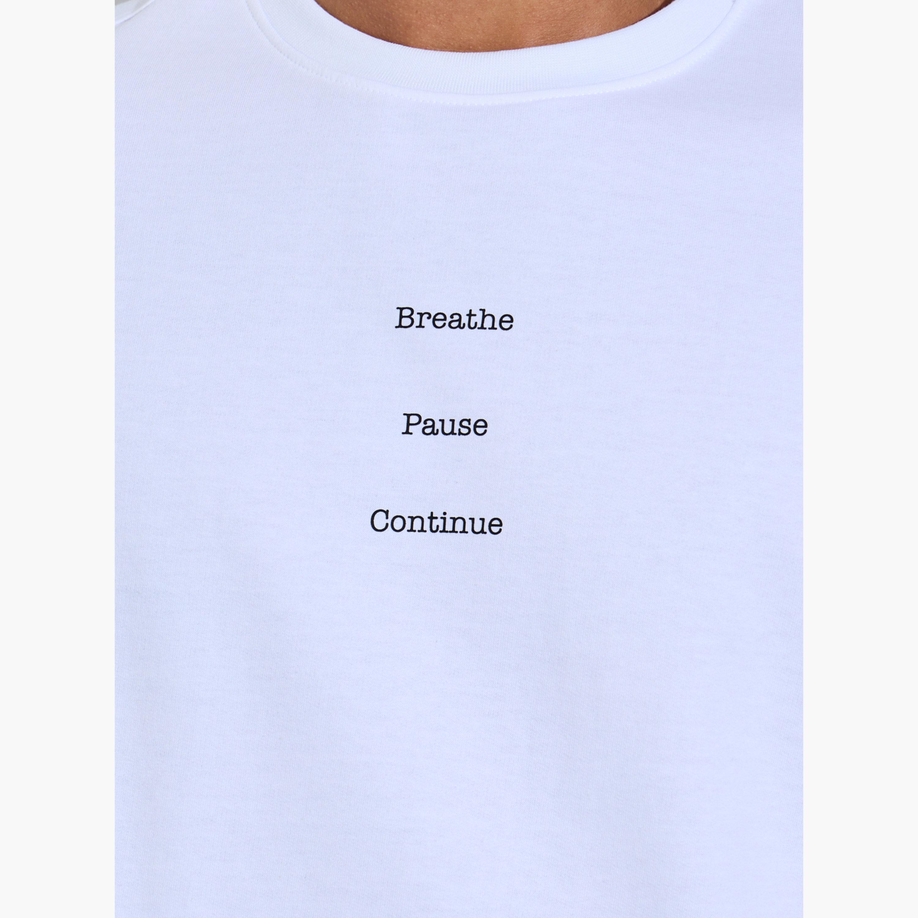 تيشيرت تيري واسع بطبعة كتابة-men-clothing-tshirtsandpolos-tshirts-image-4