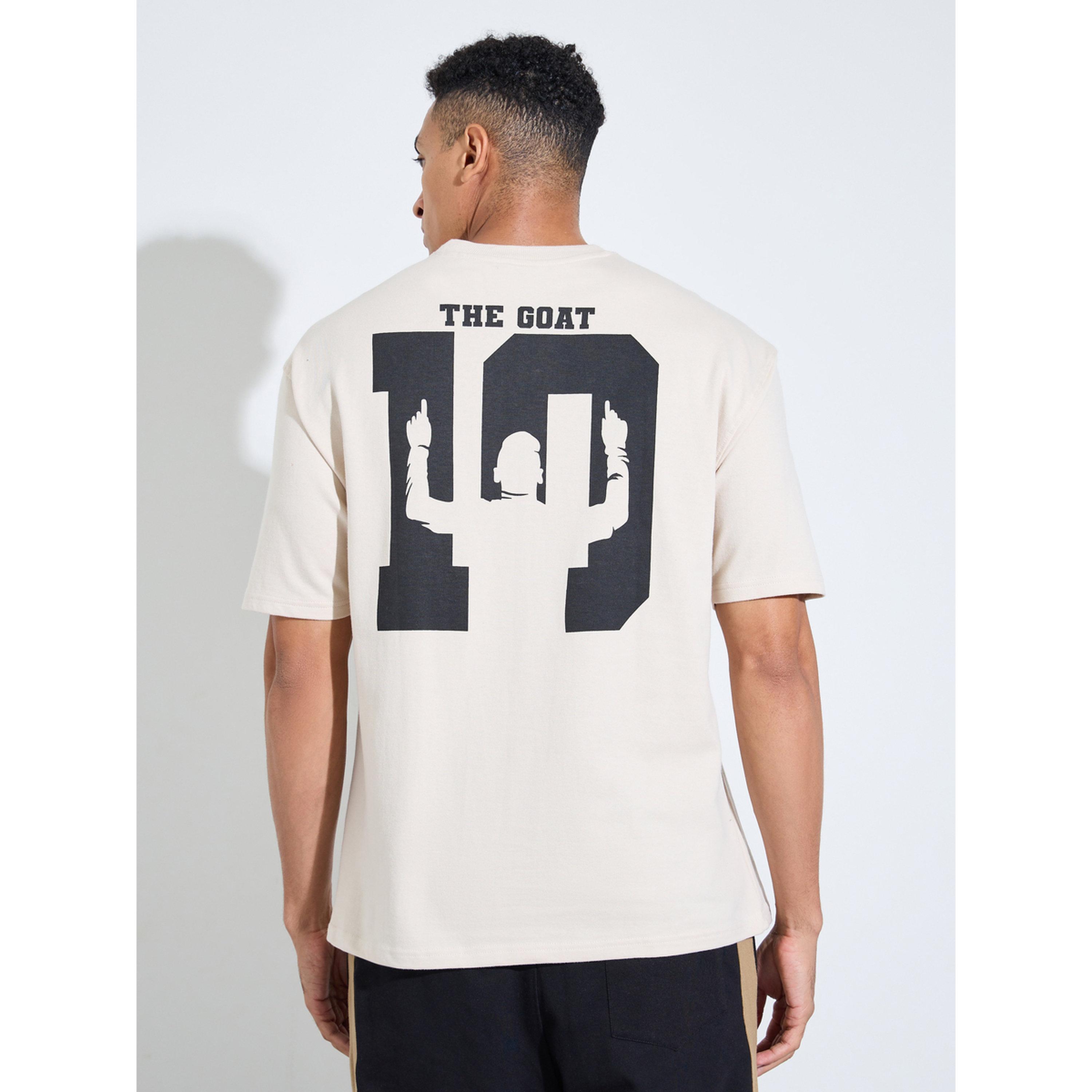 Styli Beige Graphic Print Crew Neck Oversized T-Shirt-men-clothing-tshirtsandpolos-tshirts-image-3