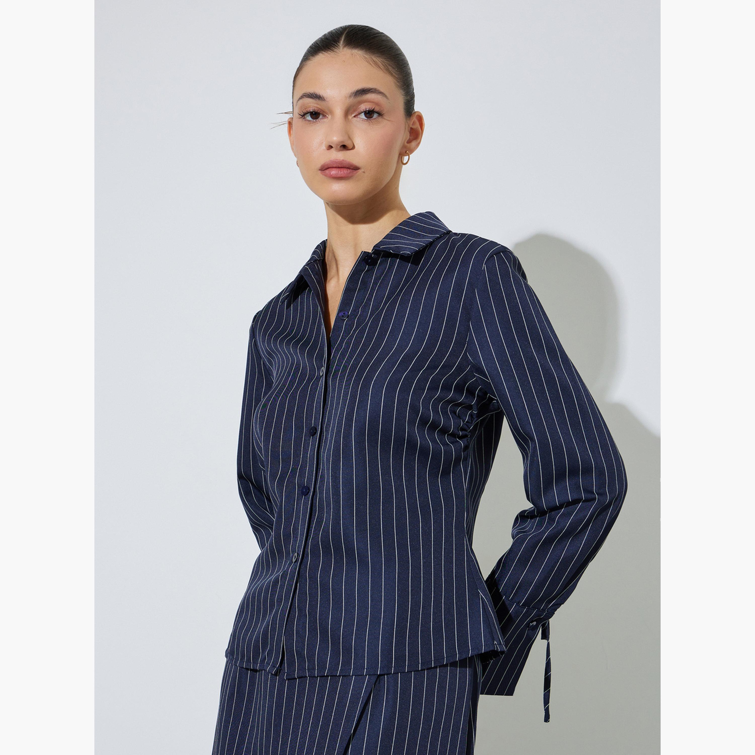 بلوزة ضيقة ومخططة-women-clothing-shirtsandblouses-shirts-image-1