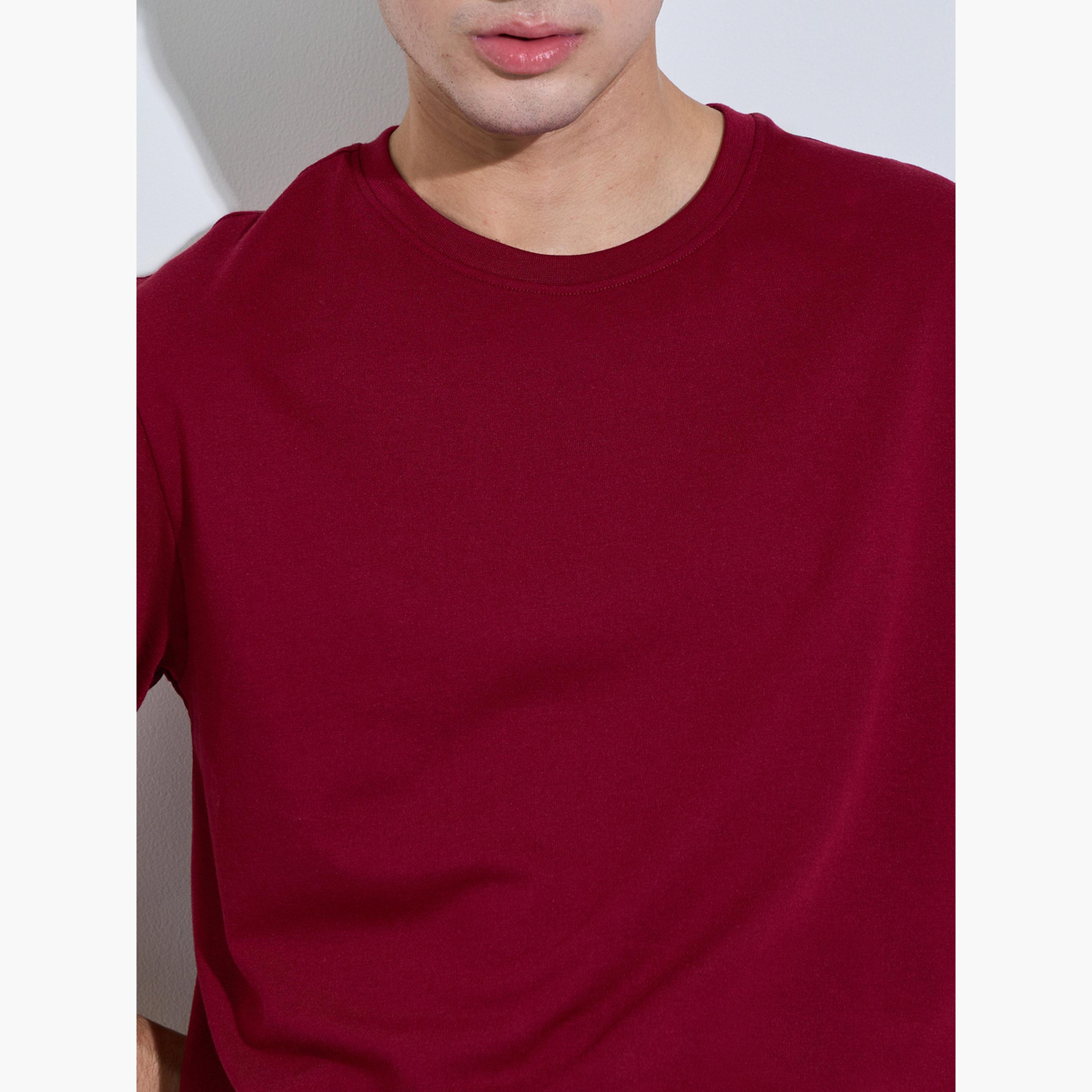 تيشيرت جيرسيه بقصة منتظمة وغني بالقطن للرجال-men-clothing-tshirtsandpolos-tshirts-image-5