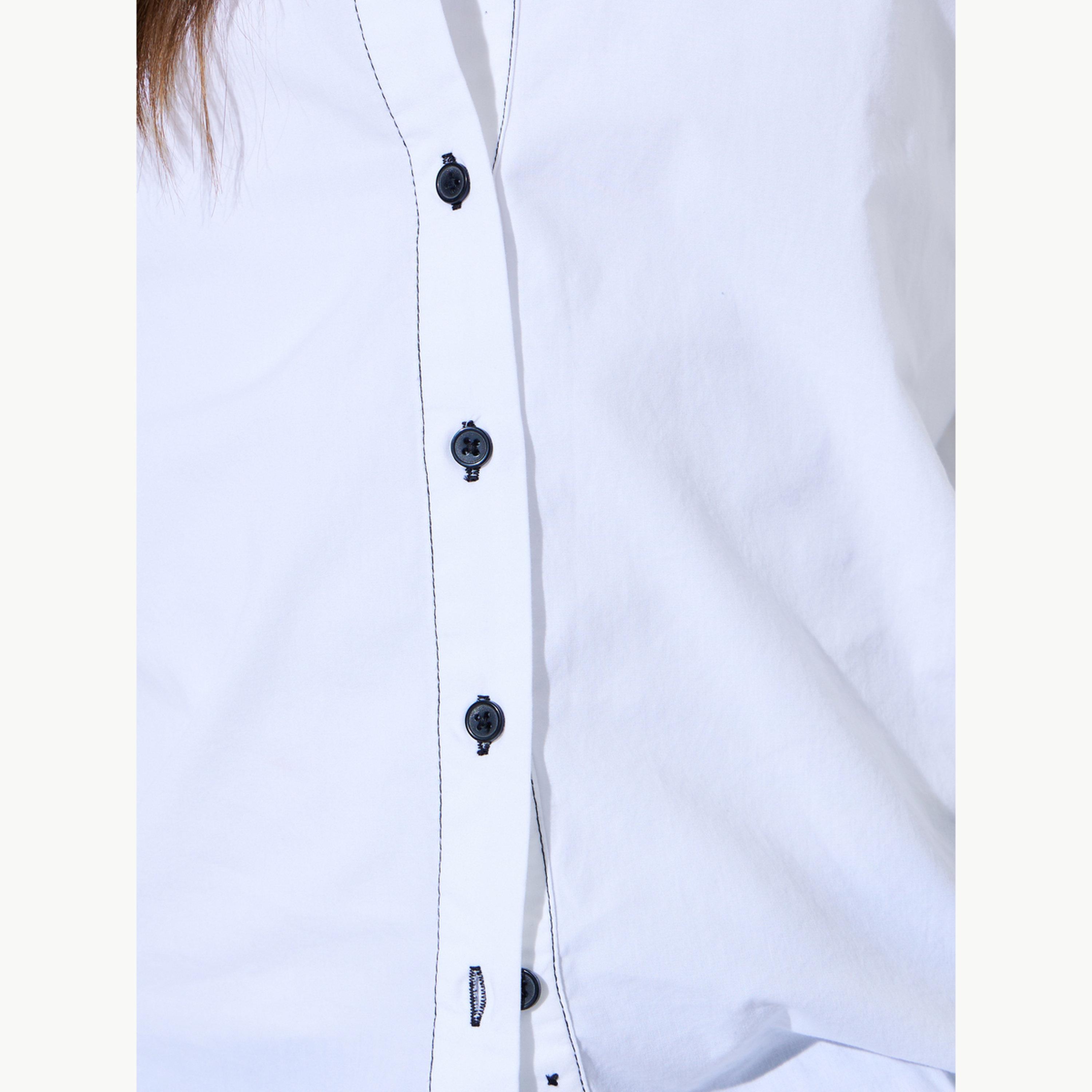 قميص واسع مع درزات متباينة للرجال-women-clothing-shirtsandblouses-shirts-image-5