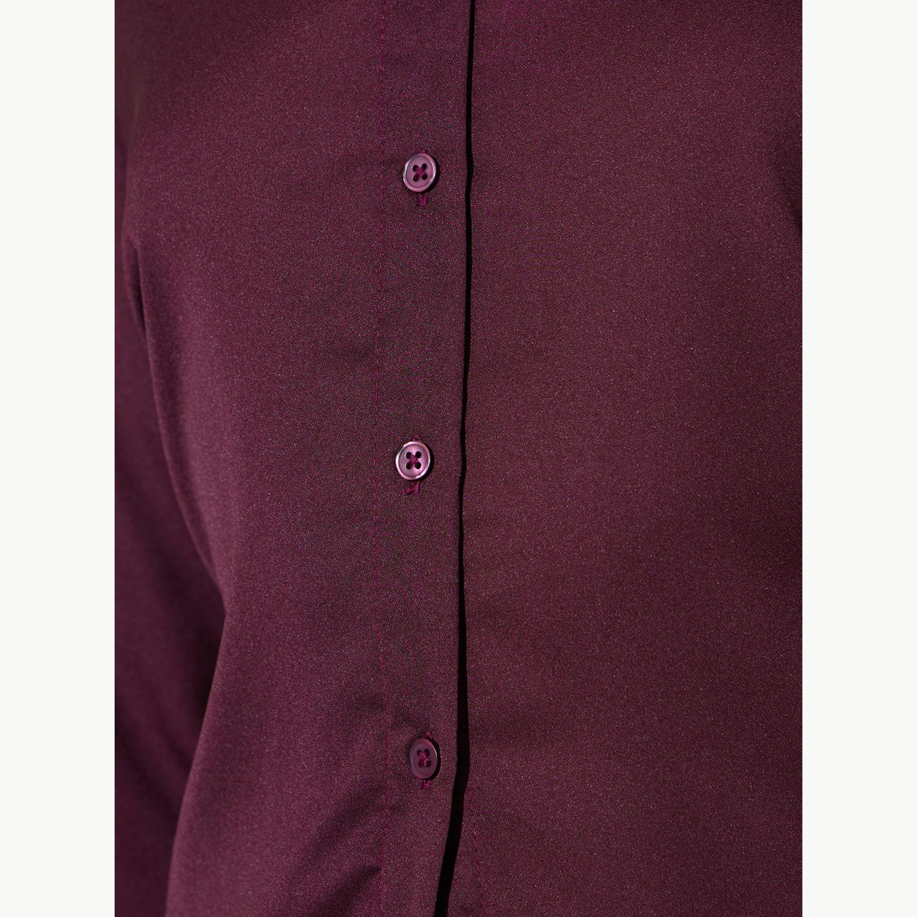 بلوزة واسعة بتصميم طويل وحافة منحنية-women-clothing-shirtsandblouses-shirts-image-5