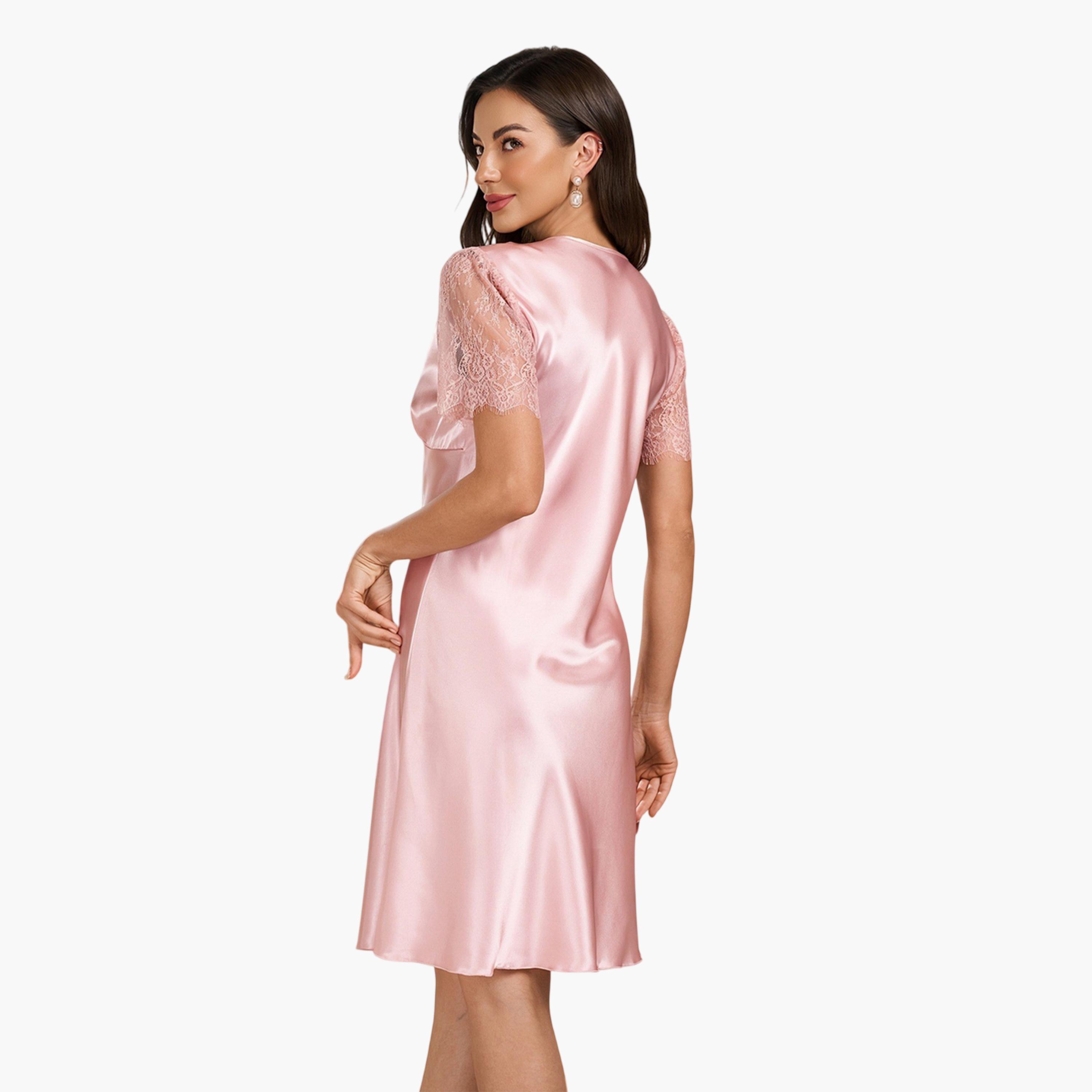 قميص نوم فاتح بتفاصيل دانتيل-women-clothing-nightwear-nighties-image-2