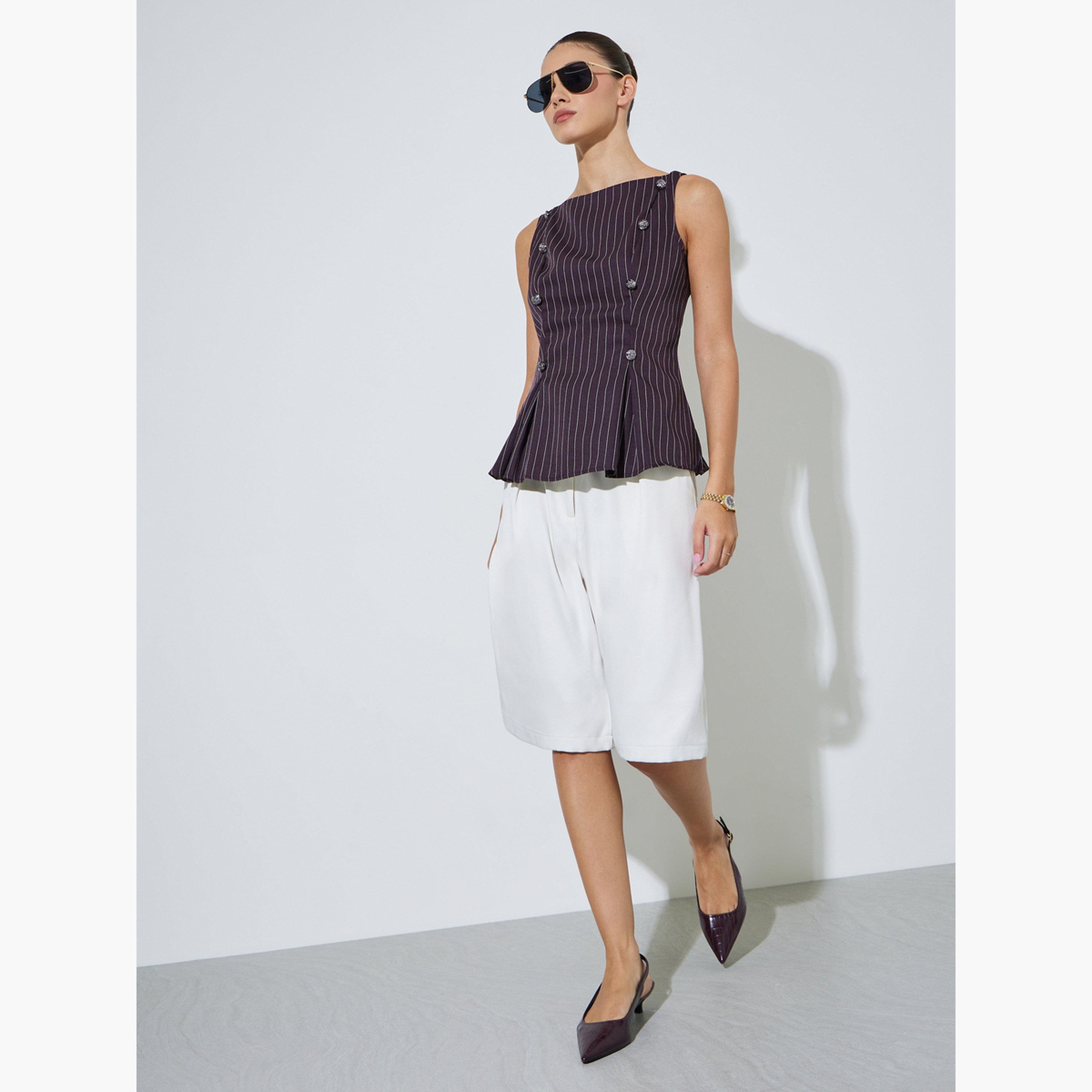 بلوزة بيبلوم بلا أكمام ومخططة-women-clothing-shirtsandblouses-blouses-image-2