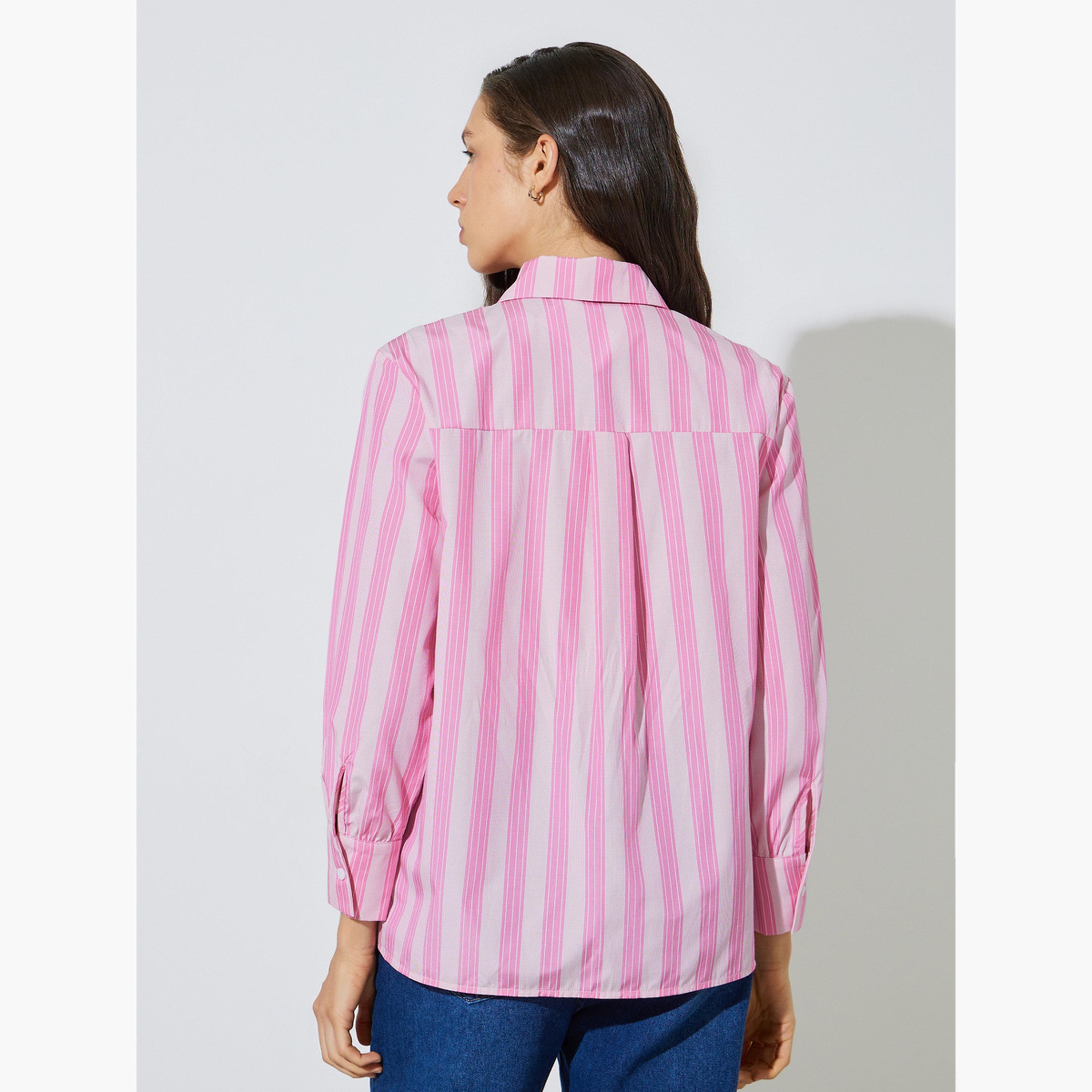 قميص طويل ومخطط-women-clothing-shirtsandblouses-shirts-image-3
