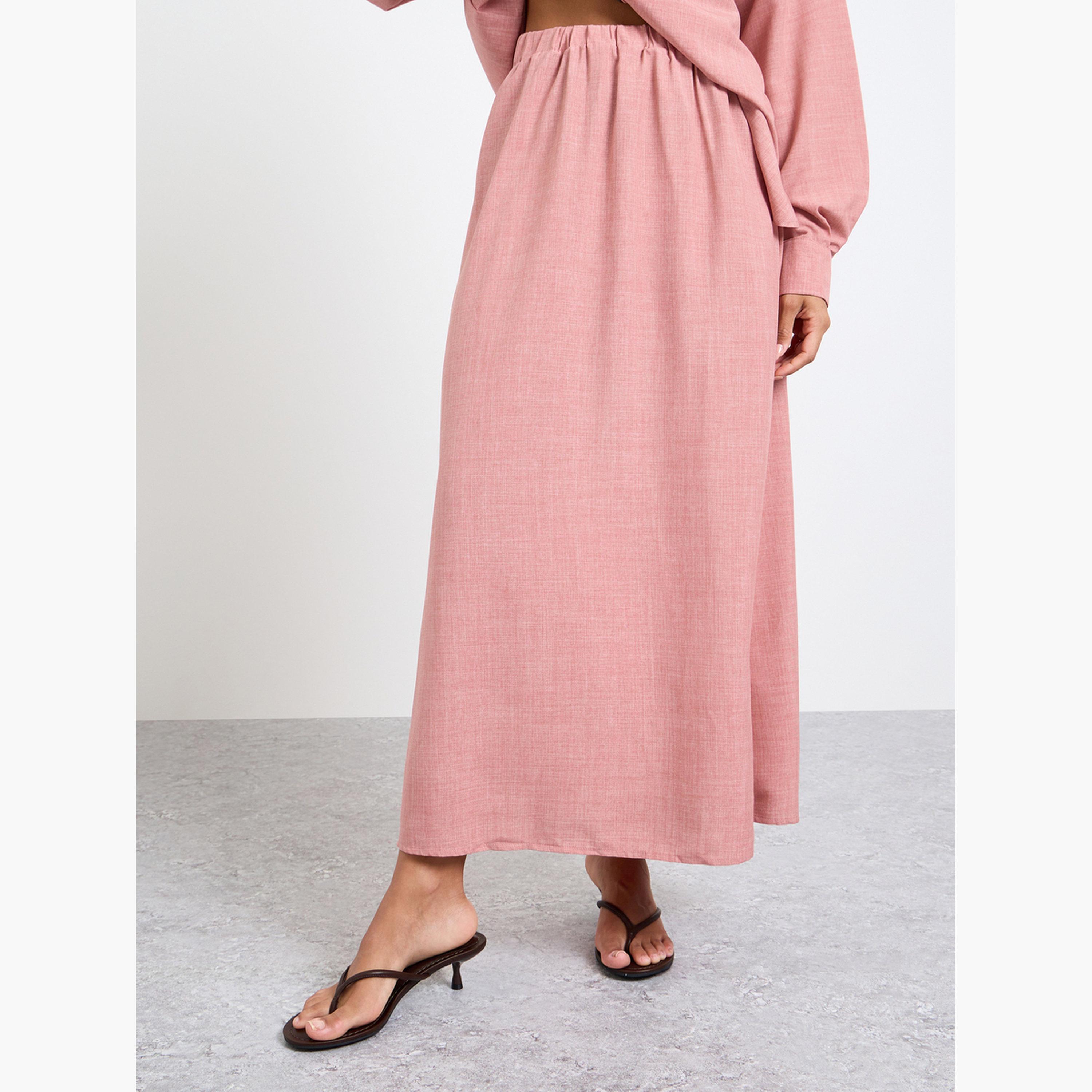 طقم منسق من تنورة وبلوزة طويلة-women-clothing-coordsets-image-4