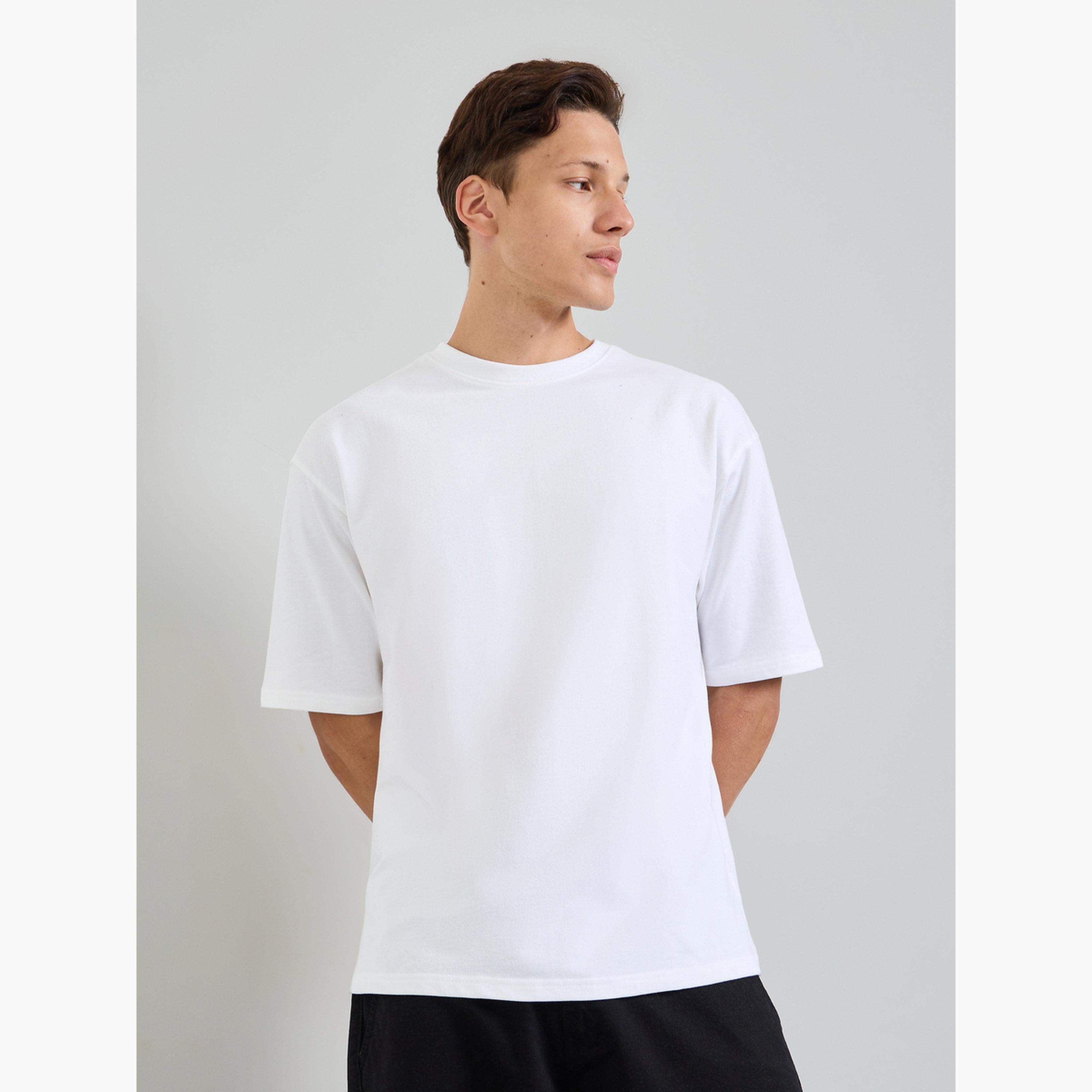 تيشيرت واسع قطن تيري بطبعات رقمية على الظهر للرجال-men-clothing-tshirtsandpolos-tshirts-image-1