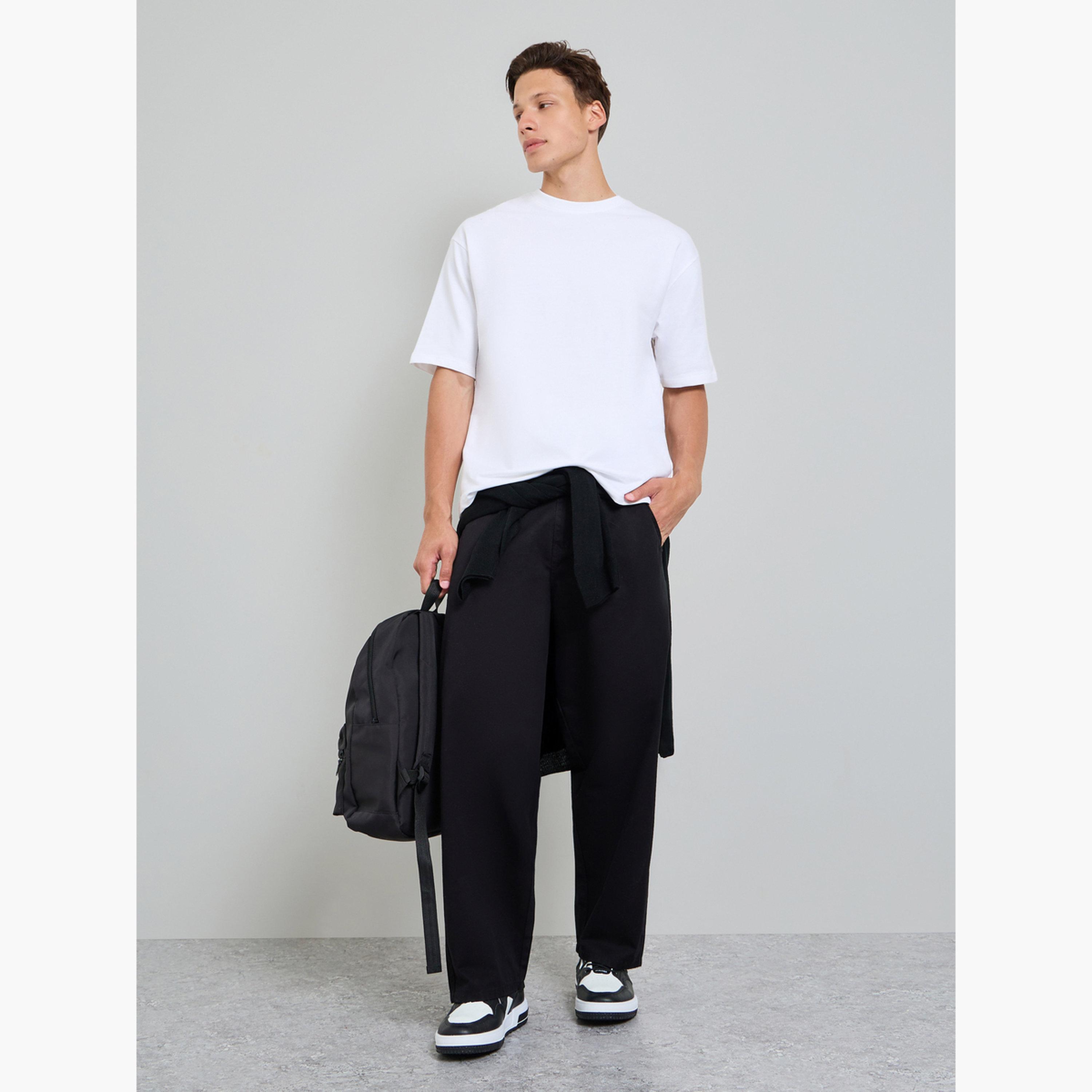 تيشيرت واسع قطن تيري بطبعات رقمية على الظهر للرجال-men-clothing-tshirtsandpolos-tshirts-image-2