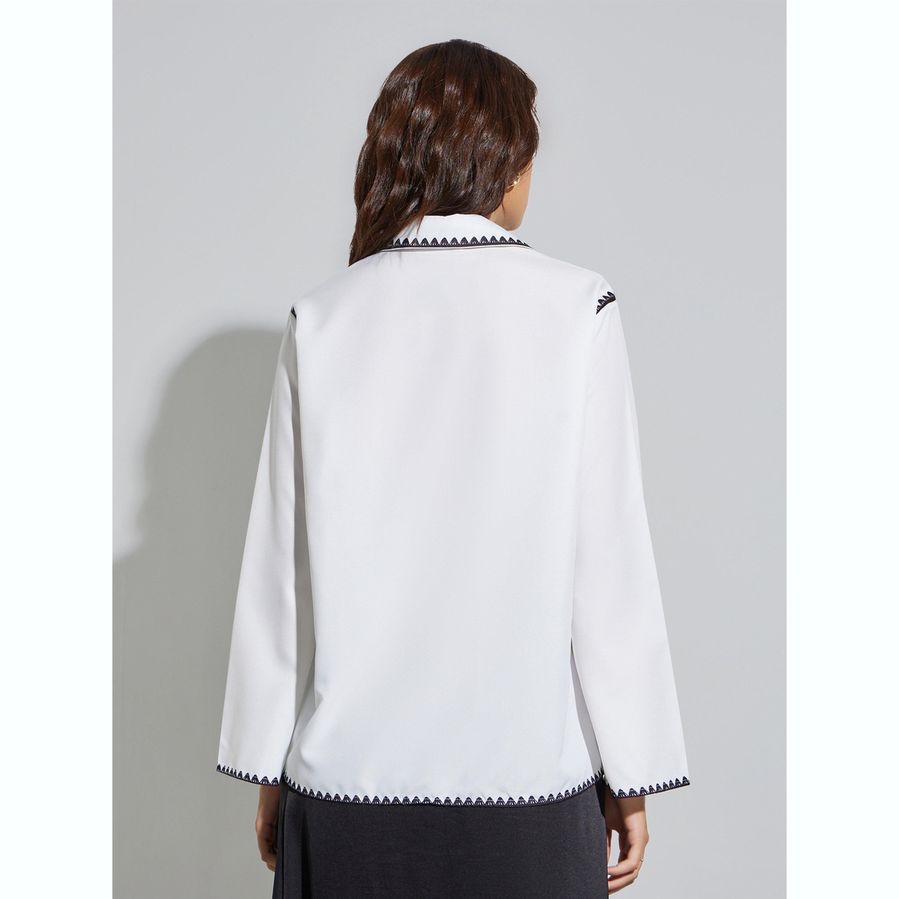 Styli White Floral Print Casual Oversized Shirt-women-clothing-shirtsandblouses-shirts-image-5