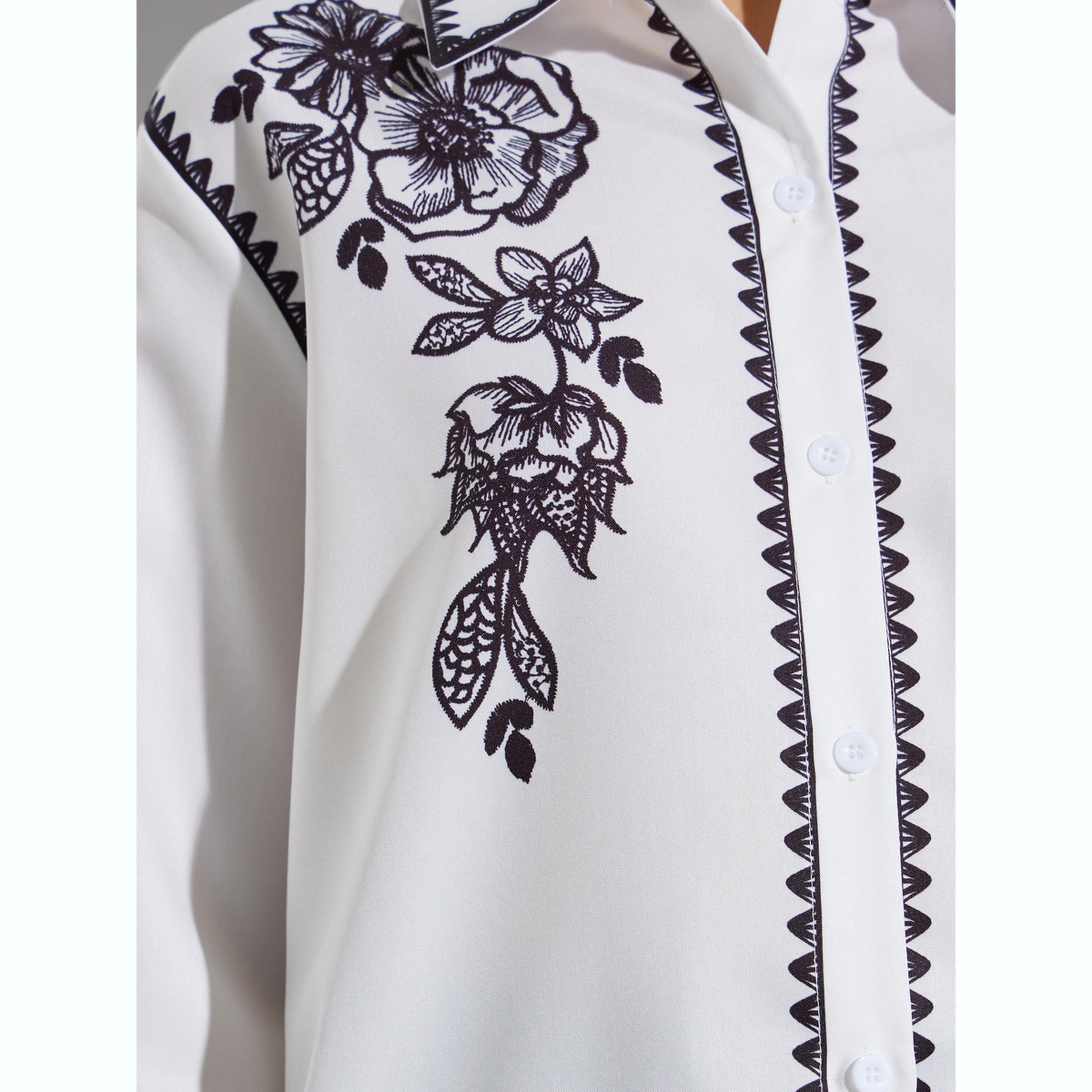 Styli White Floral Print Casual Oversized Shirt-women-clothing-shirtsandblouses-shirts-image-6
