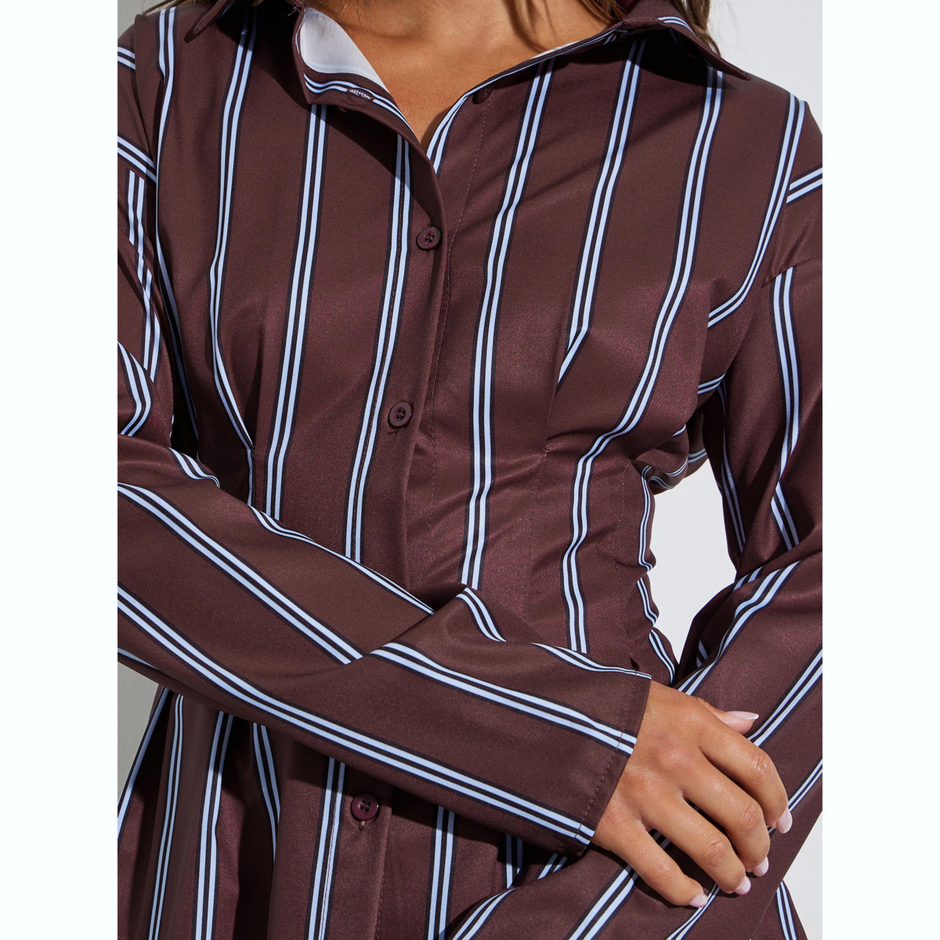 بلوزة مخططة بأكمام طويلة-women-clothing-shirtsandblouses-blouses-image-5