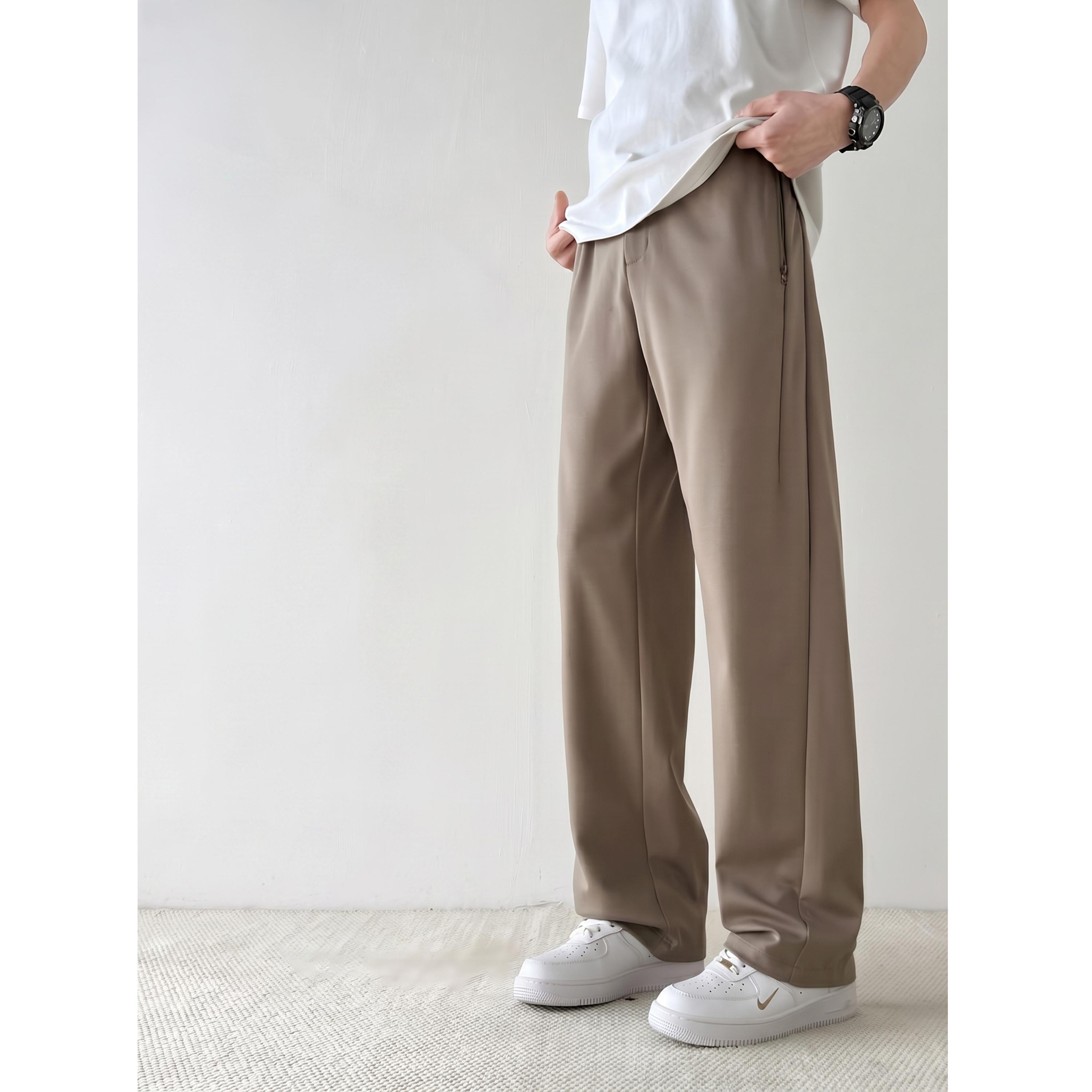 Take Two Men Grey Wide Leg Trousers-men-clothing-trousersandchinos-trousers-image-3