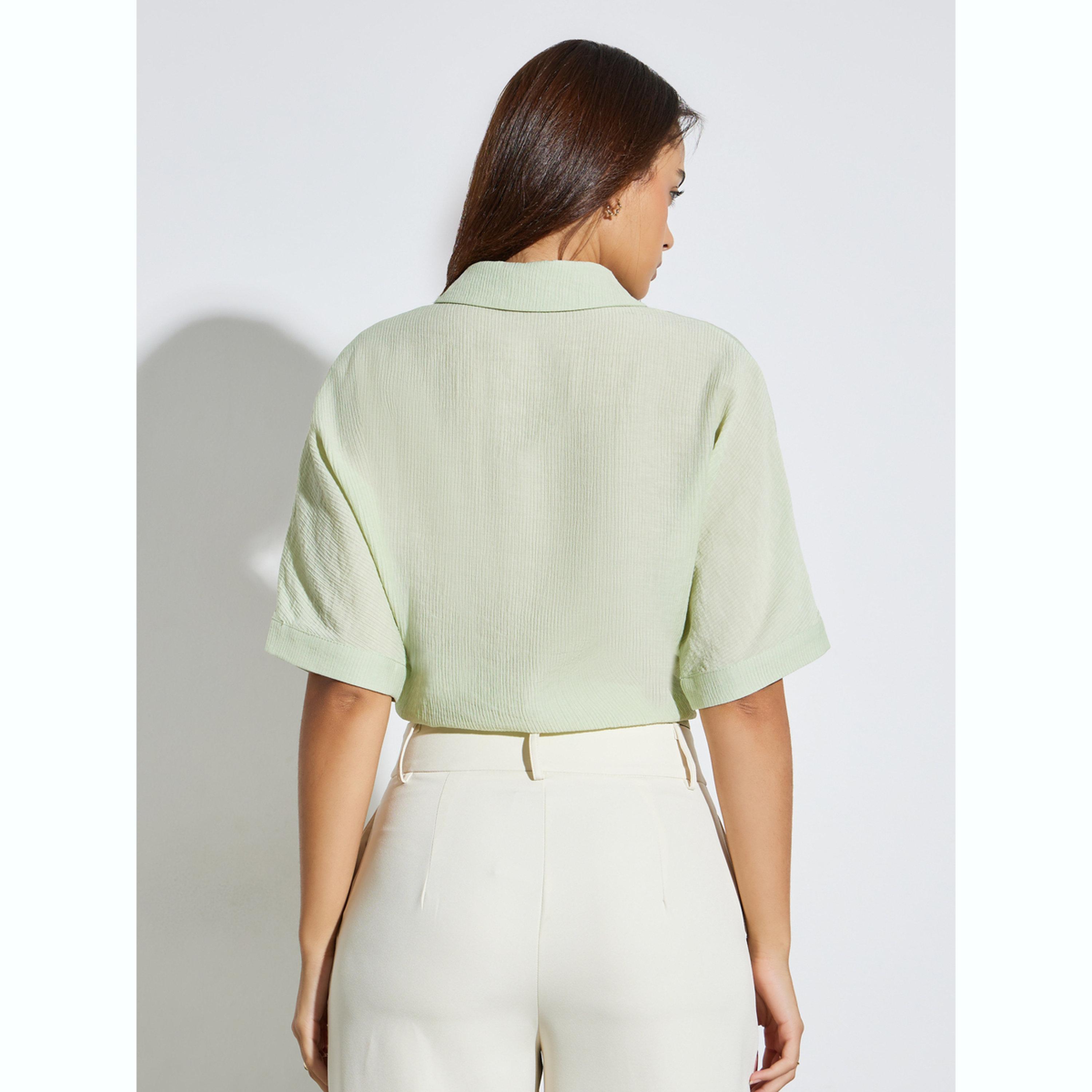 بلوزة بأكمام قصيرة وربطة أمامية-women-clothing-shirtsandblouses-blouses-image-3