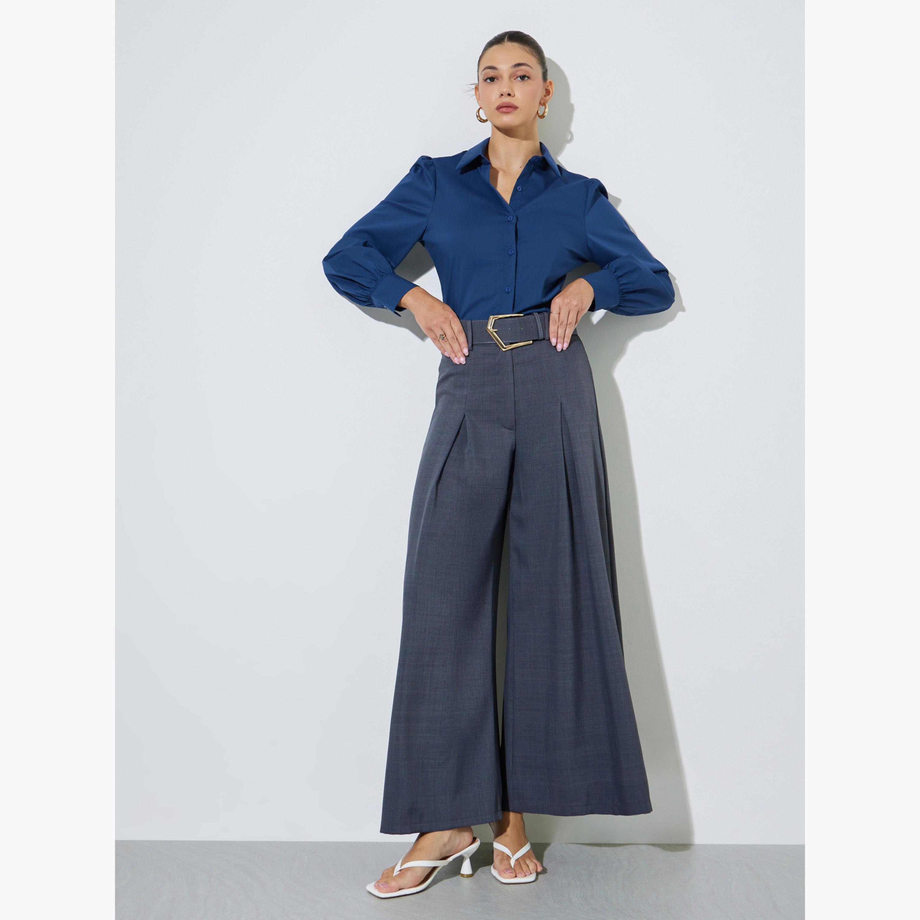 قميص ضيق بأكمام منتفخة-women-clothing-shirtsandblouses-shirts-image-2