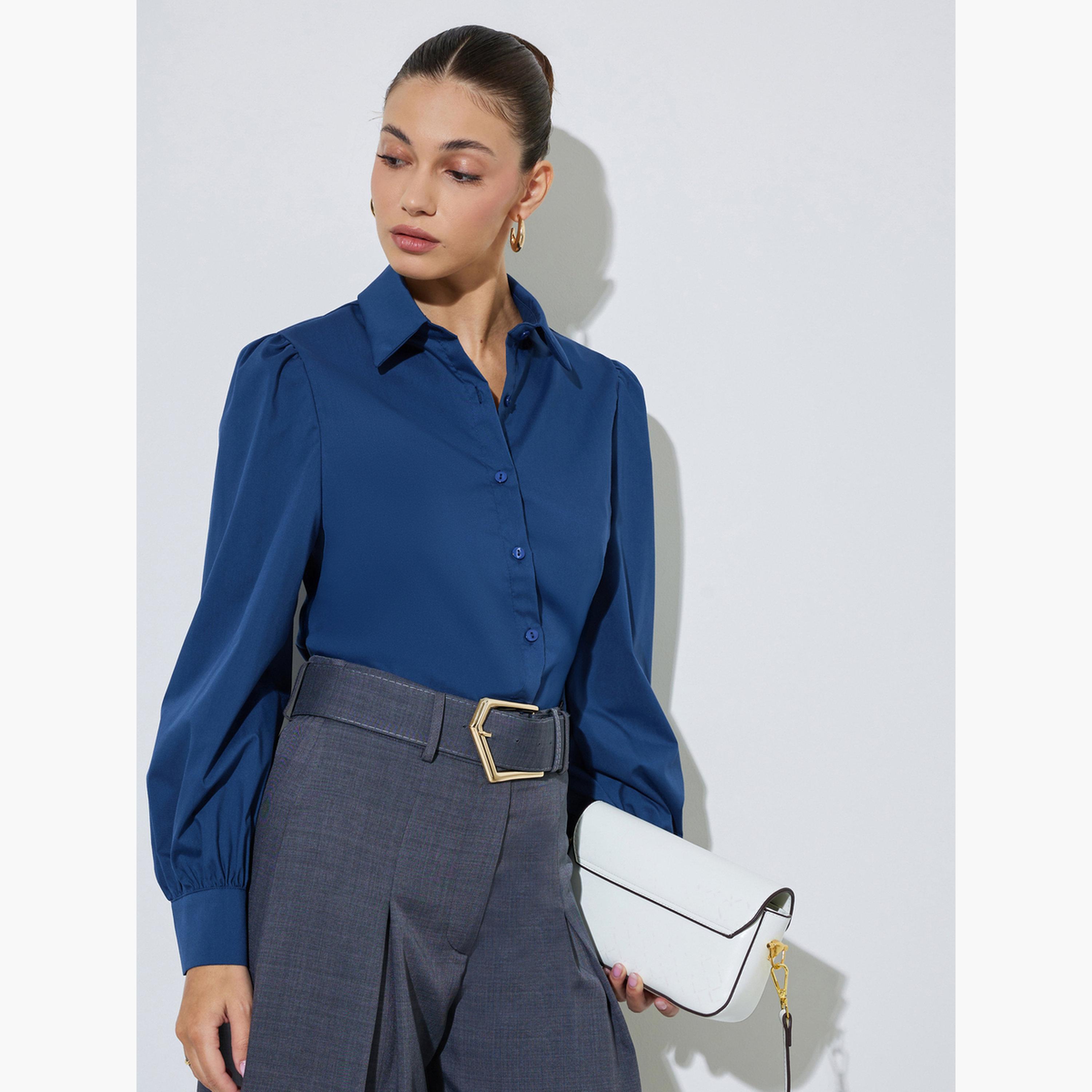 قميص ضيق بأكمام منتفخة-women-clothing-shirtsandblouses-shirts-image-3