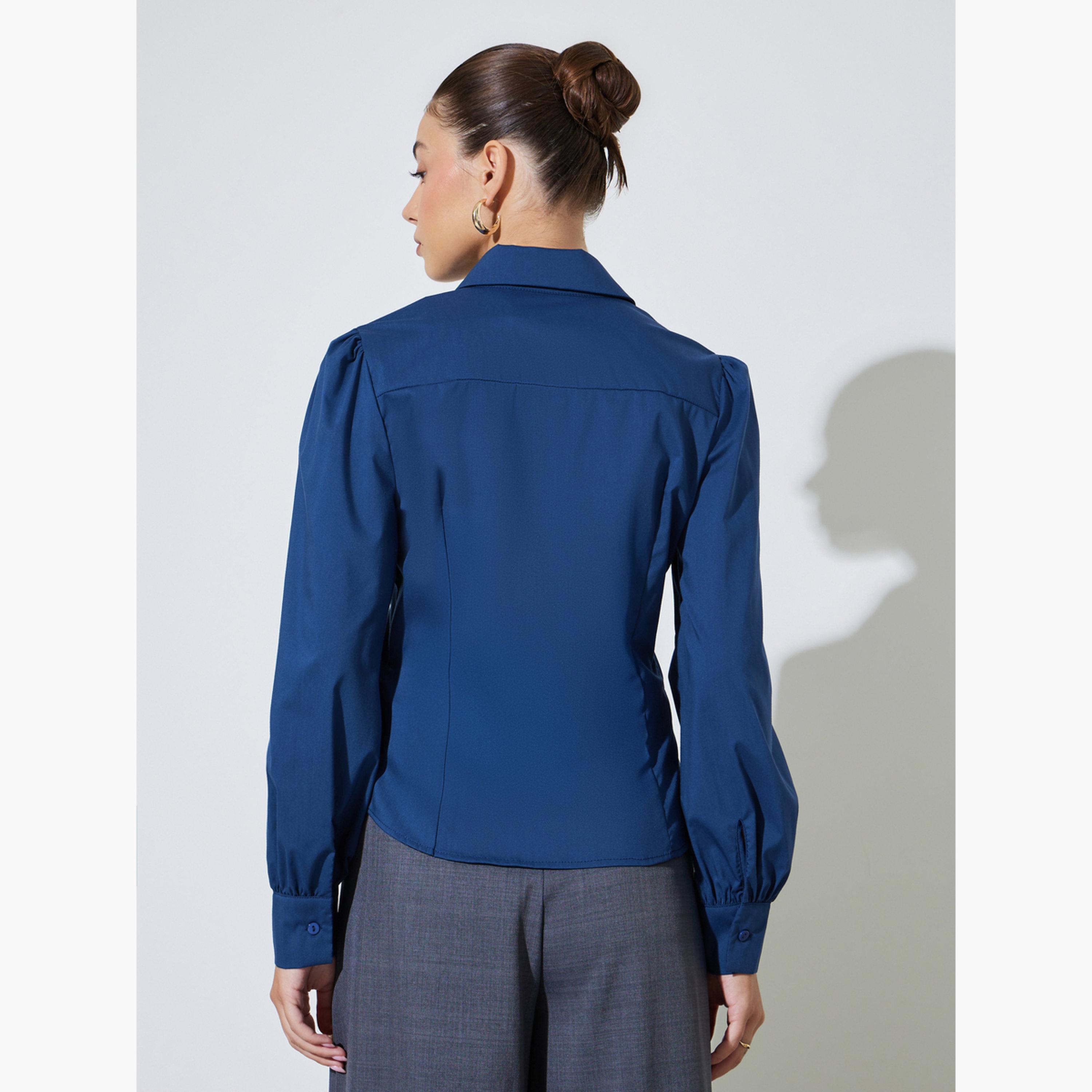 قميص ضيق بأكمام منتفخة-women-clothing-shirtsandblouses-shirts-image-4