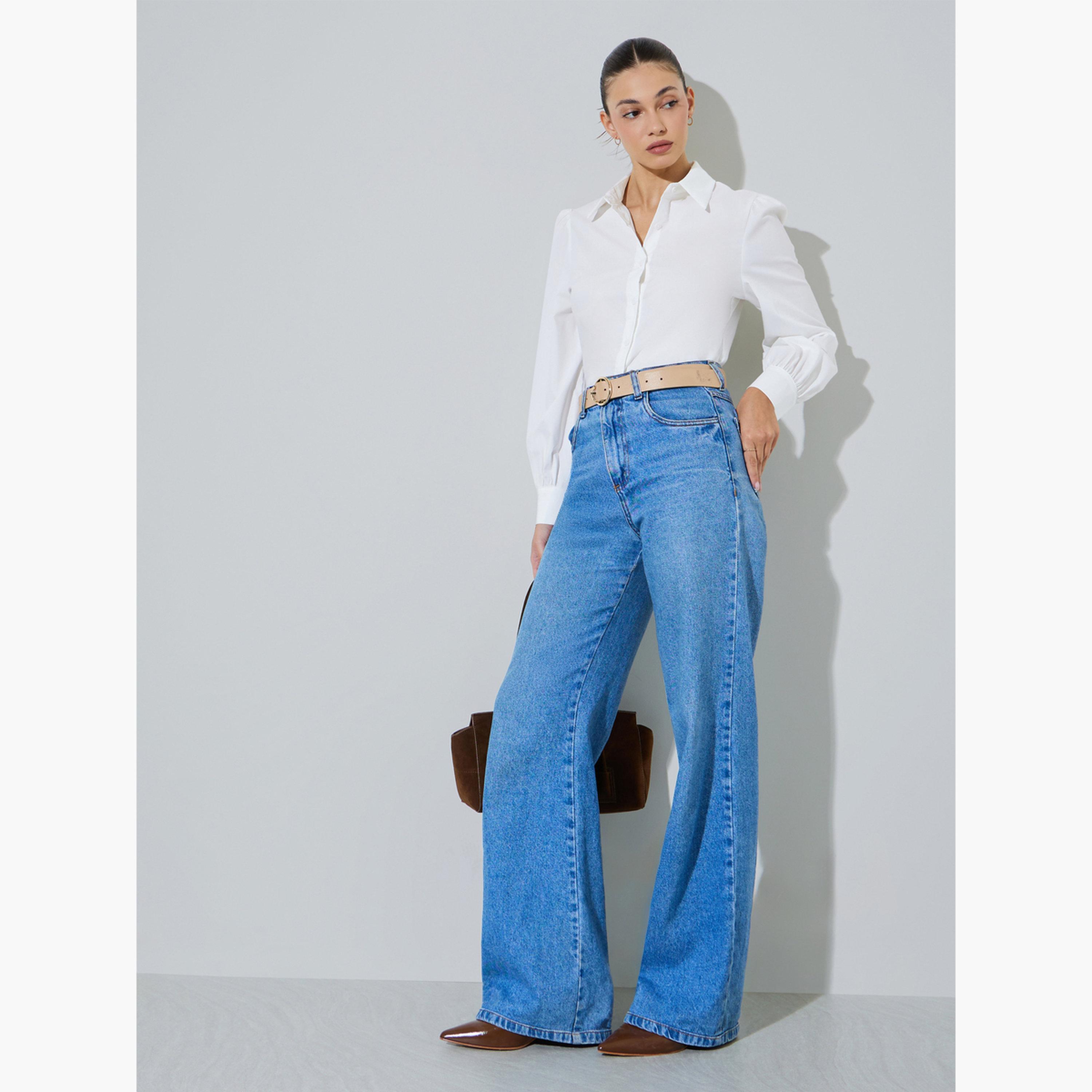 قميص ضيق بأكمام منتفخة-women-clothing-shirtsandblouses-shirts-image-2