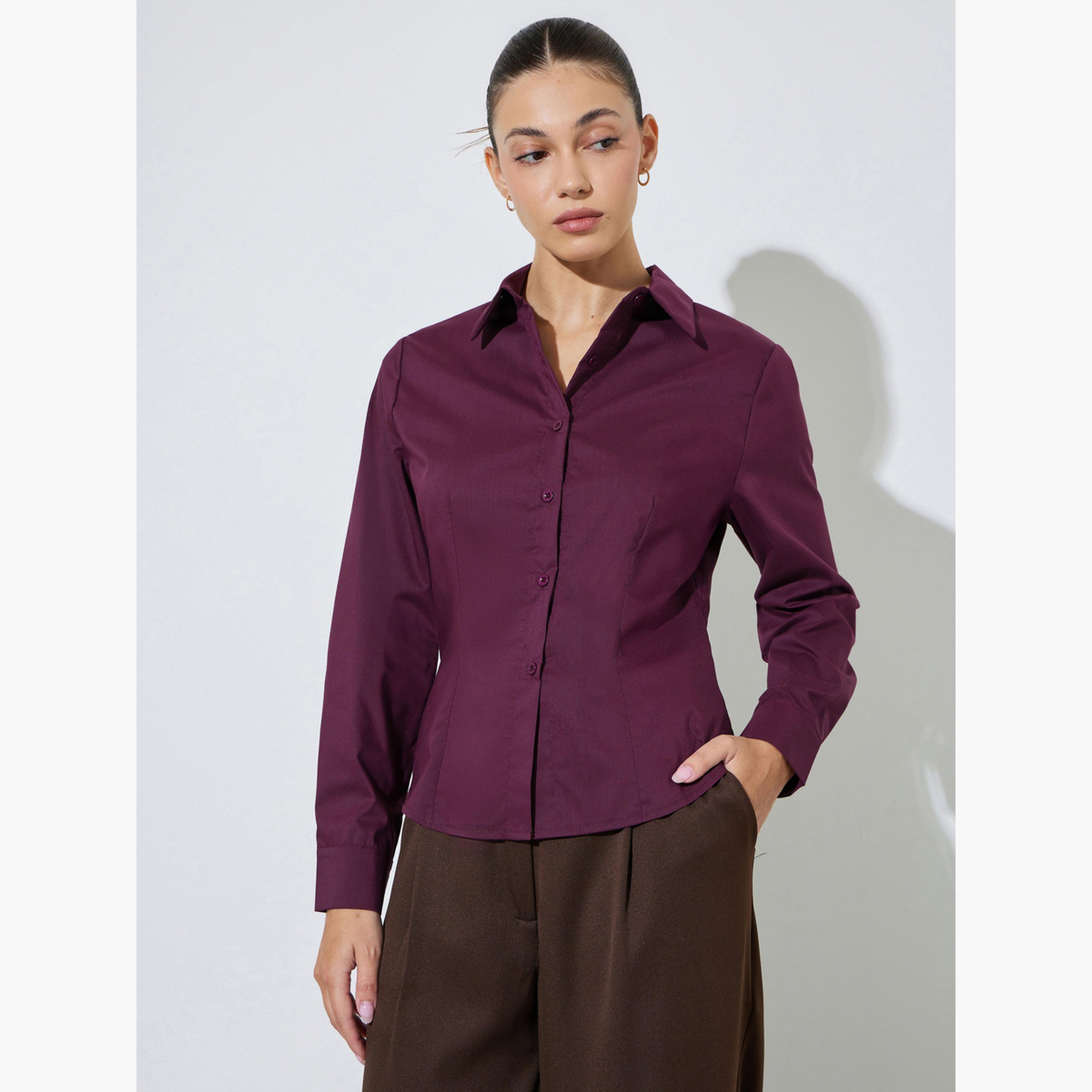 قميص ضيق بأكمام طويلة-women-clothing-shirtsandblouses-shirts-image-1