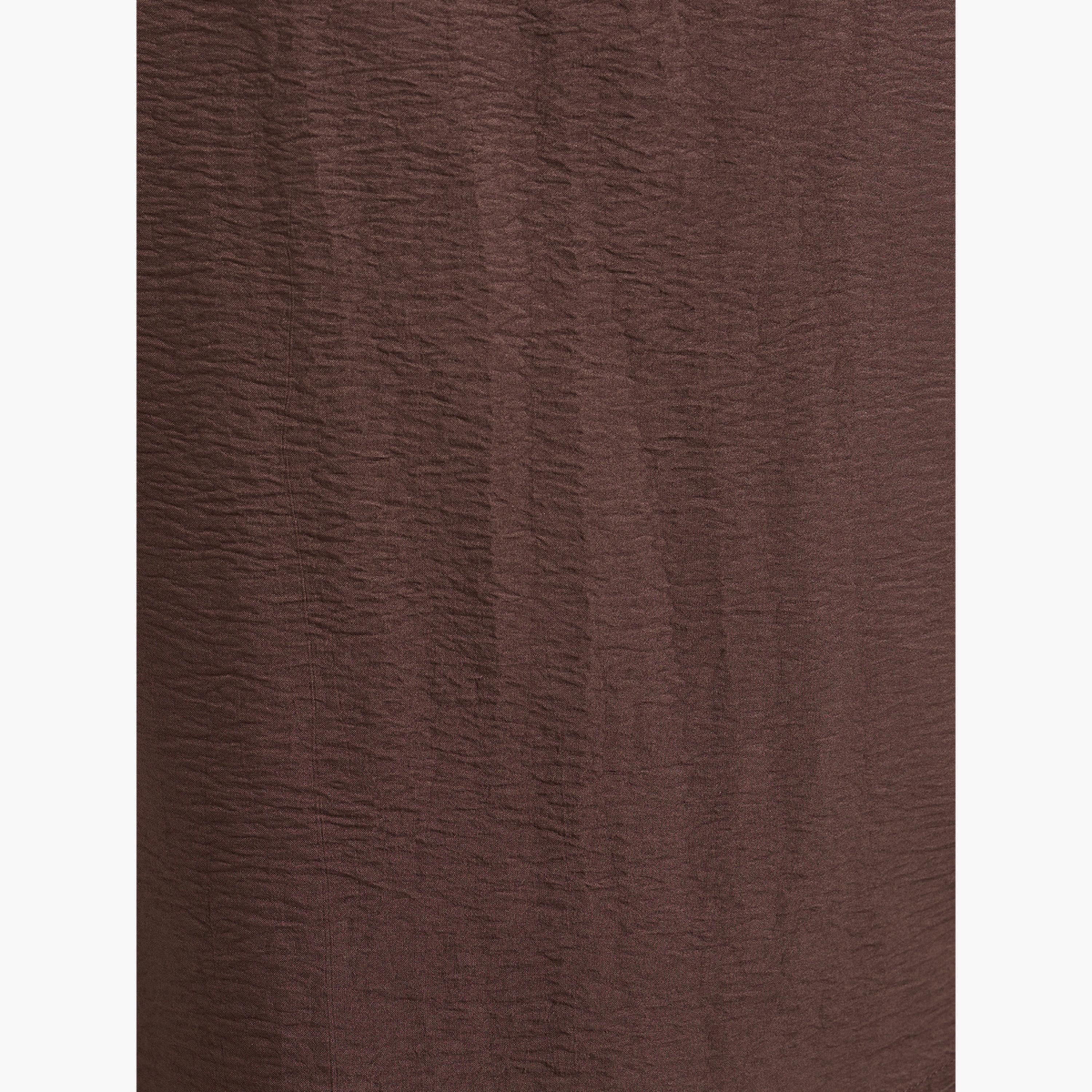 Take Two Brown Open Collar Top and Pants Co-Ords Set-women-clothing-coordsets-image-4