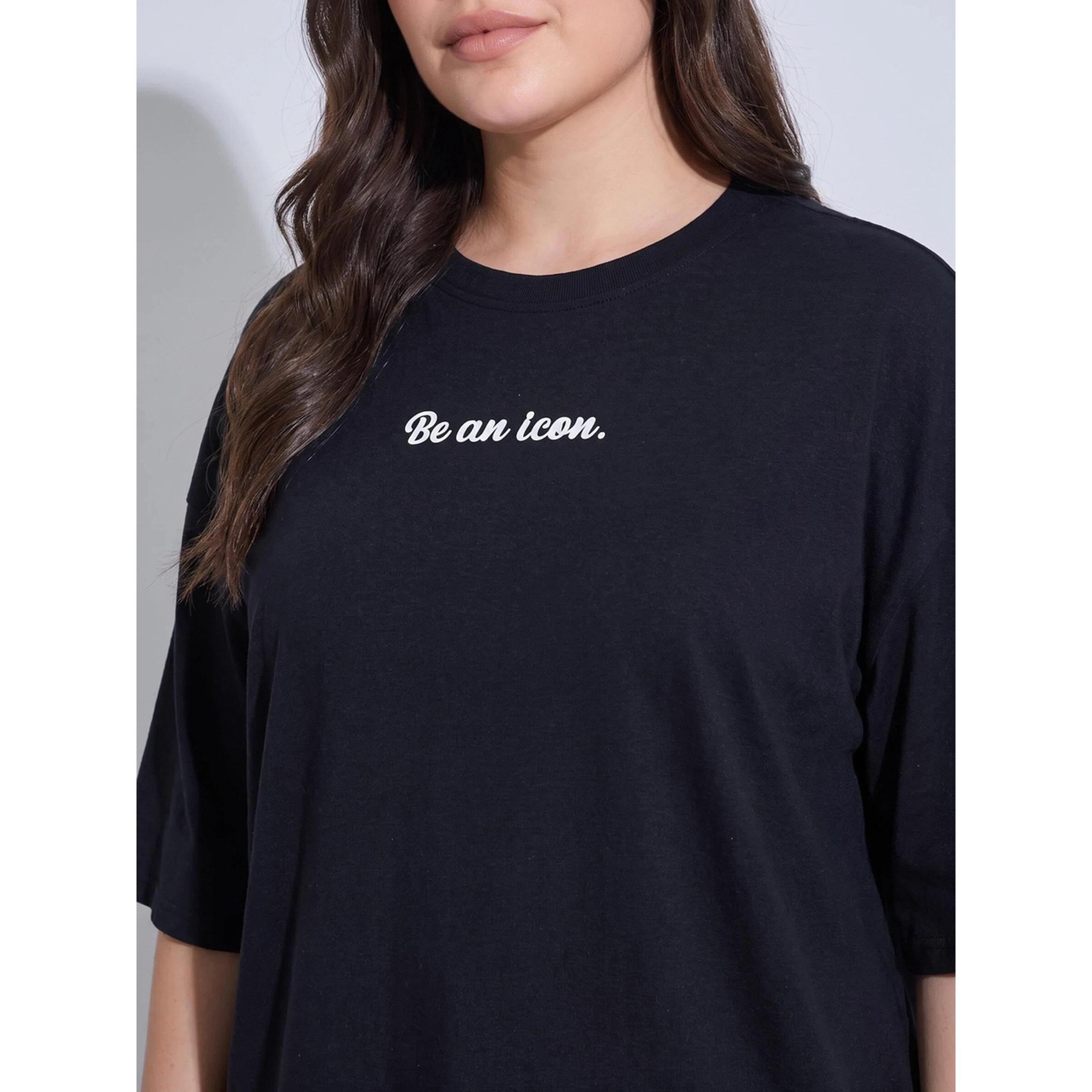 Styli BASIC PLAIN OVERSIZE TEE , BLOCK-7009478601-women-clothing-tshirts-image-4