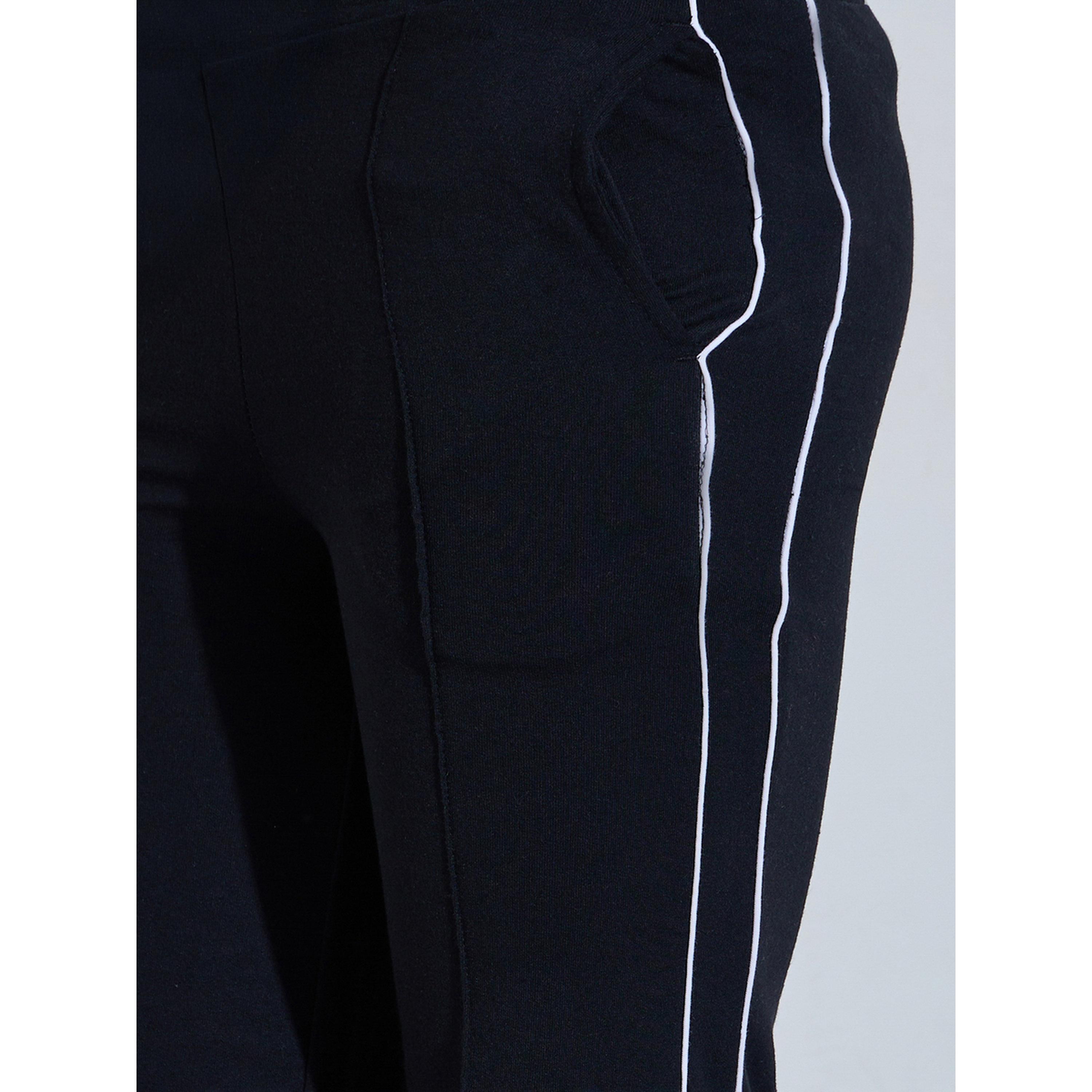 Styli Plus Size Black Side Striped Wide Leg Joggers-women-clothing-plussize-joggers-image-4