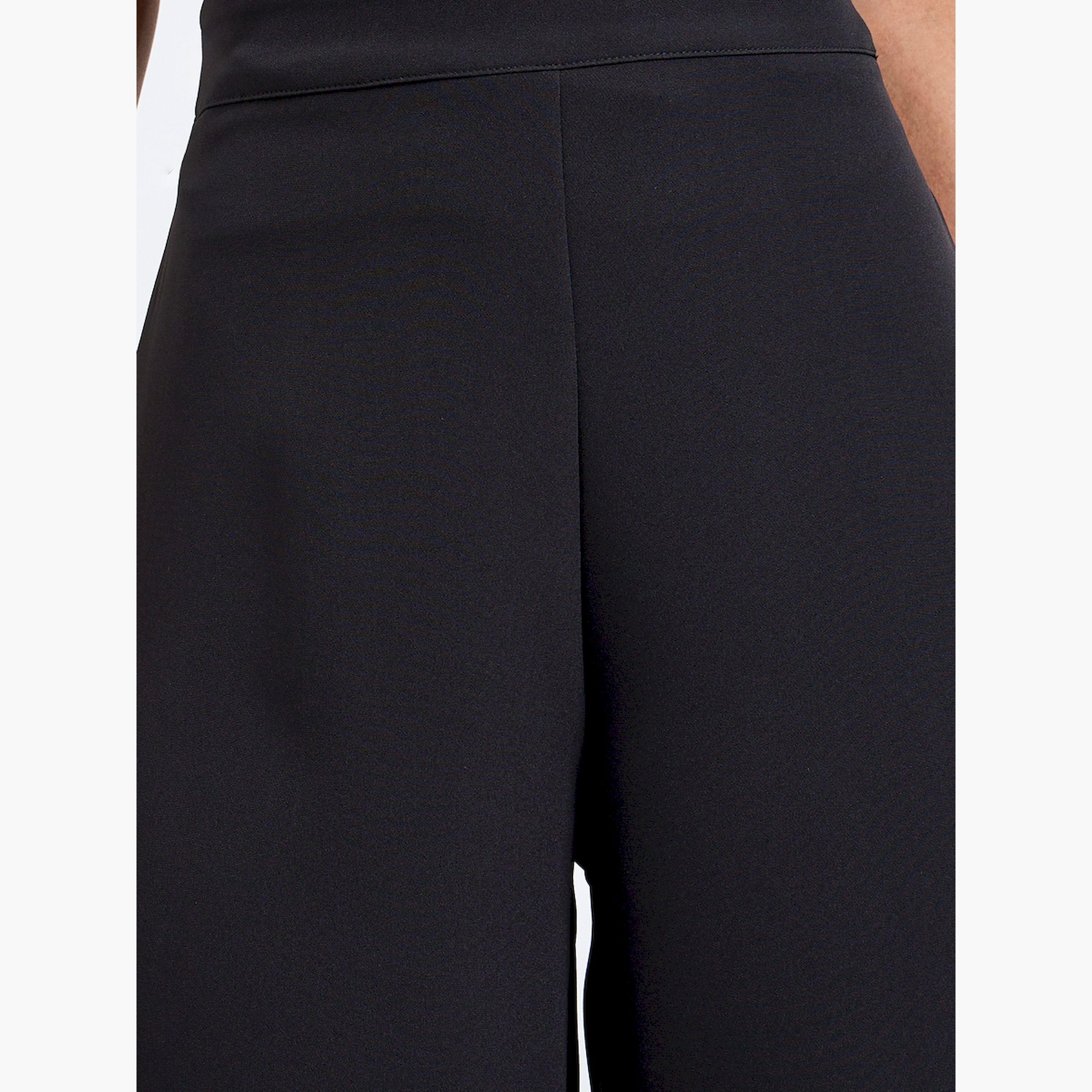 بنطال سادة بأرجل واسعة-women-clothing-bottoms-joggers-image-3