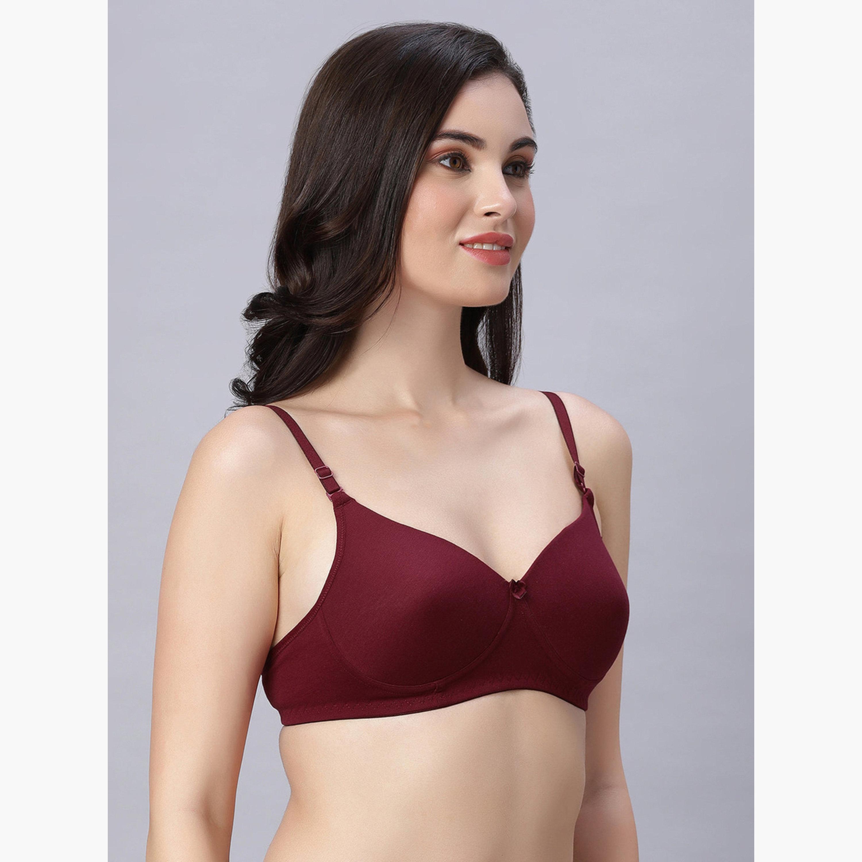 Eden X Styli Pack of 2 - Heavily Padded Non Wired Bra-women-clothing-lingerie-bras-image-3