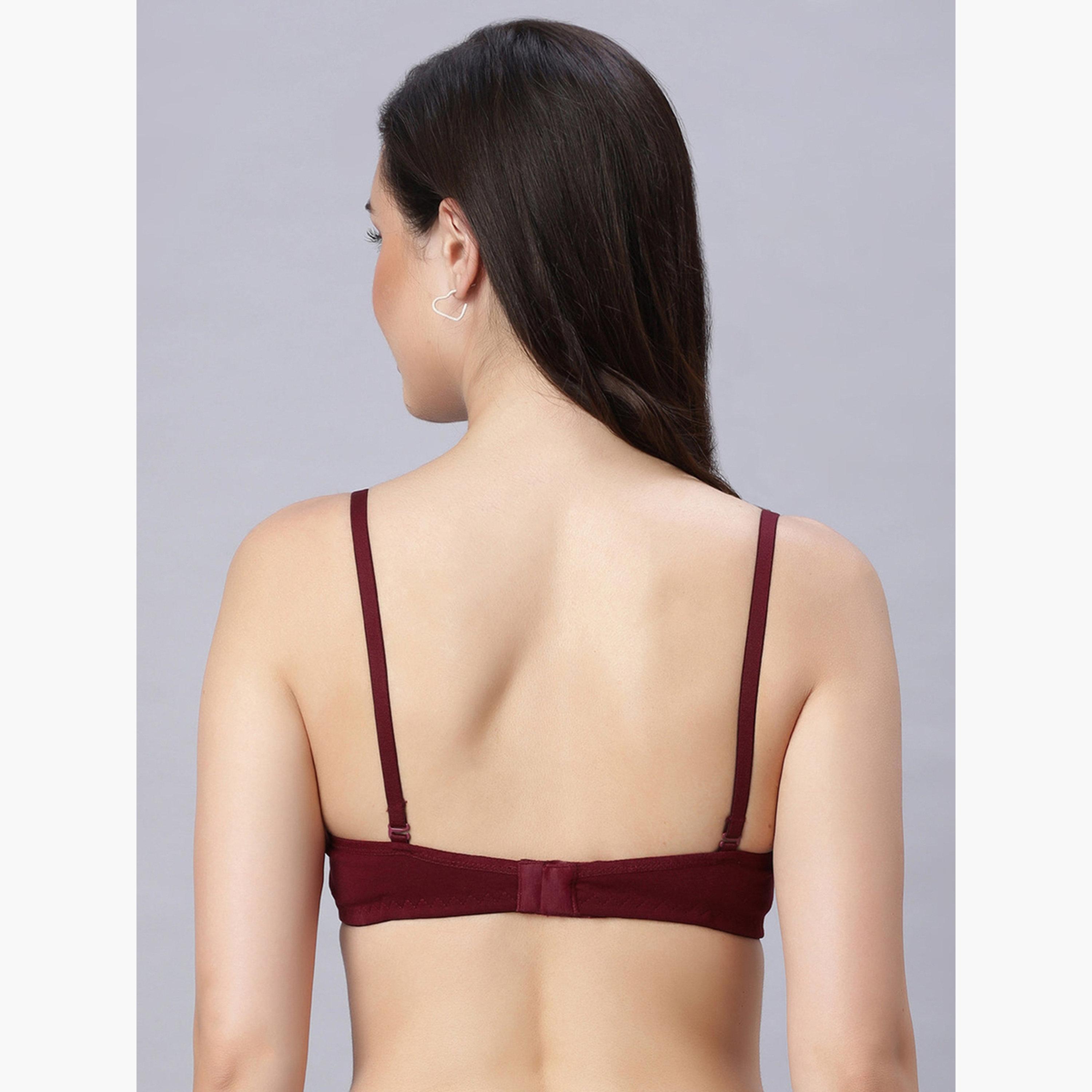 Eden X Styli Pack of 2 - Heavily Padded Non Wired Bra-women-clothing-lingerie-bras-image-4