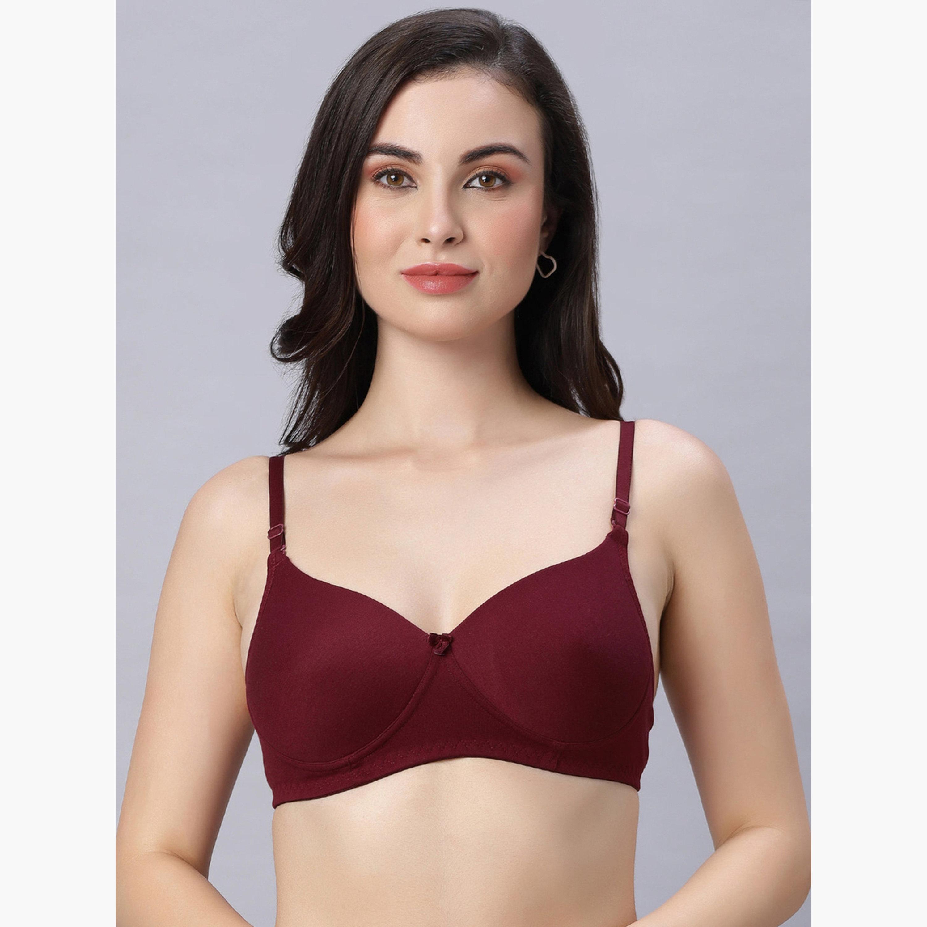 Eden X Styli Pack of 2 - Heavily Padded Non Wired Bra-women-clothing-lingerie-bras-image-5