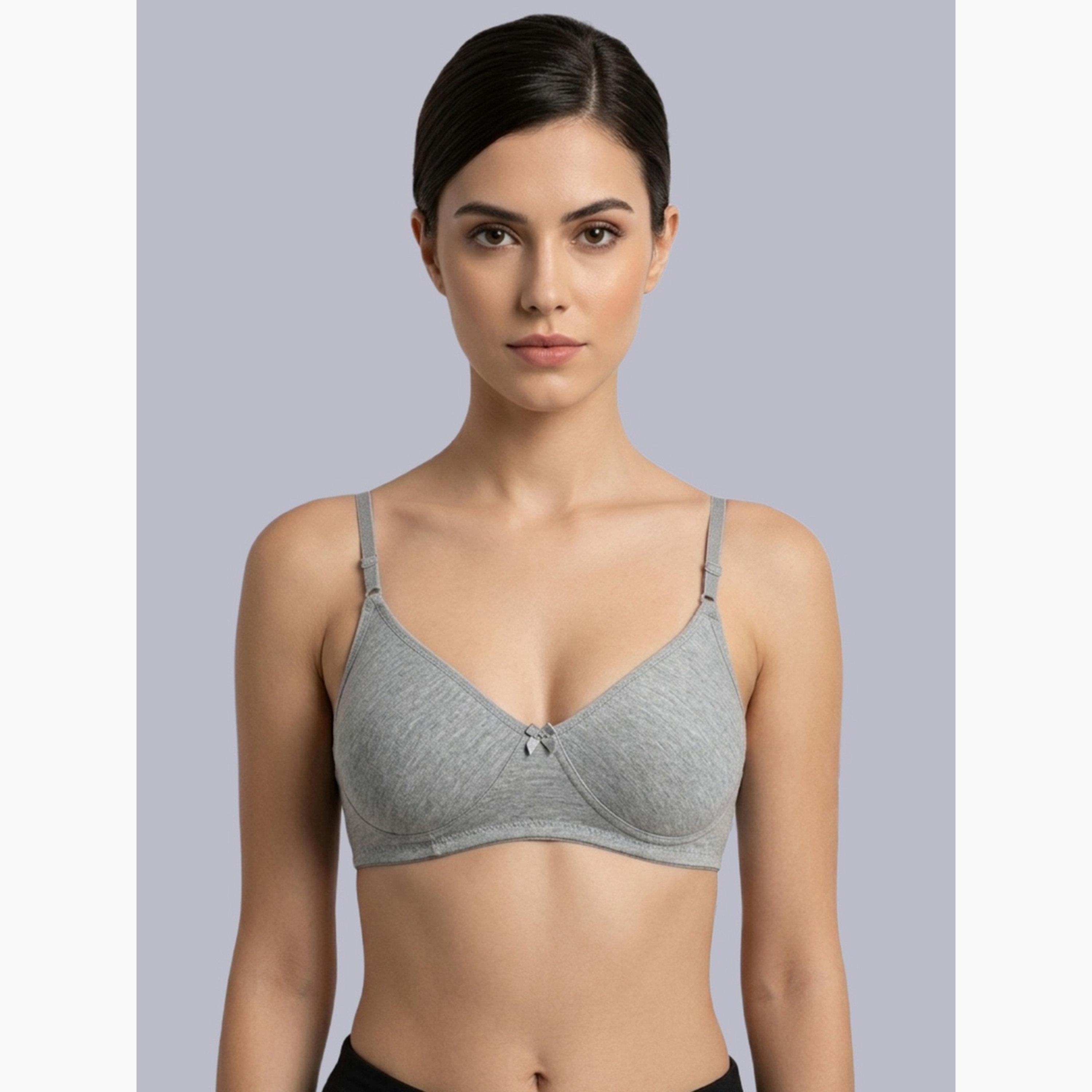 Eden X Styli Pack of 2 - Heavily Padded Non Wired Bra-women-clothing-lingerie-bras-image-6