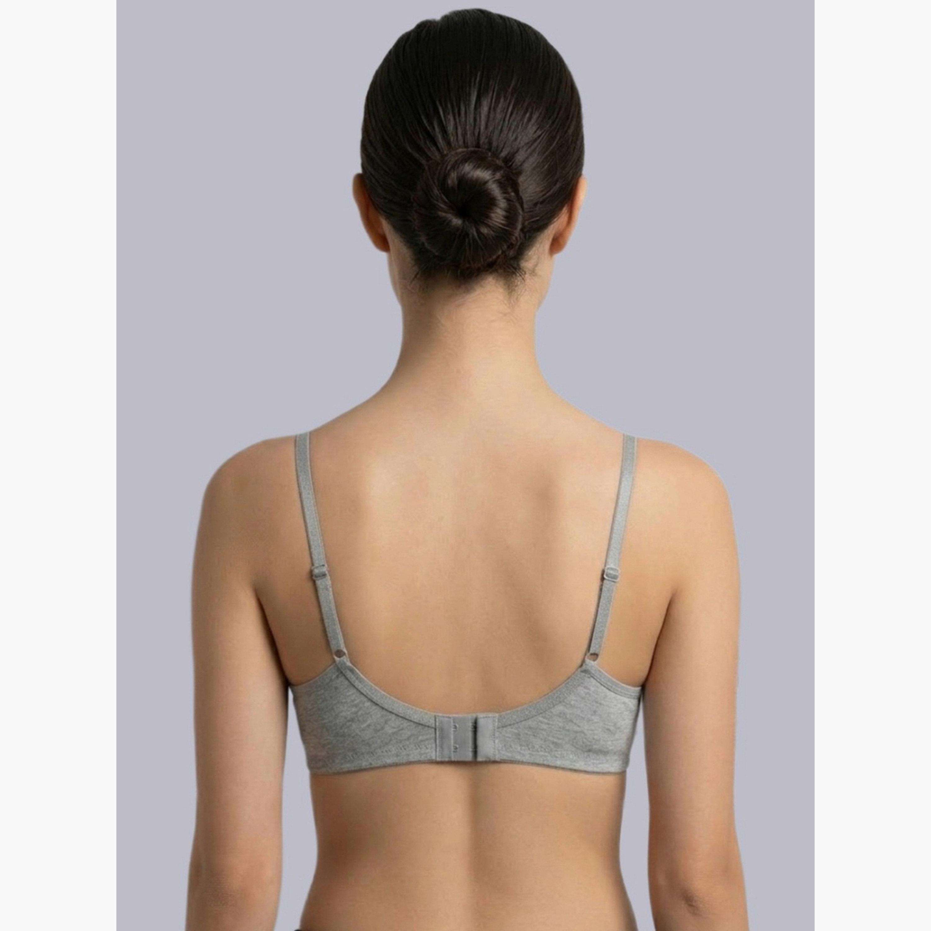 Eden X Styli Pack of 2 - Heavily Padded Non Wired Bra-women-clothing-lingerie-bras-image-7