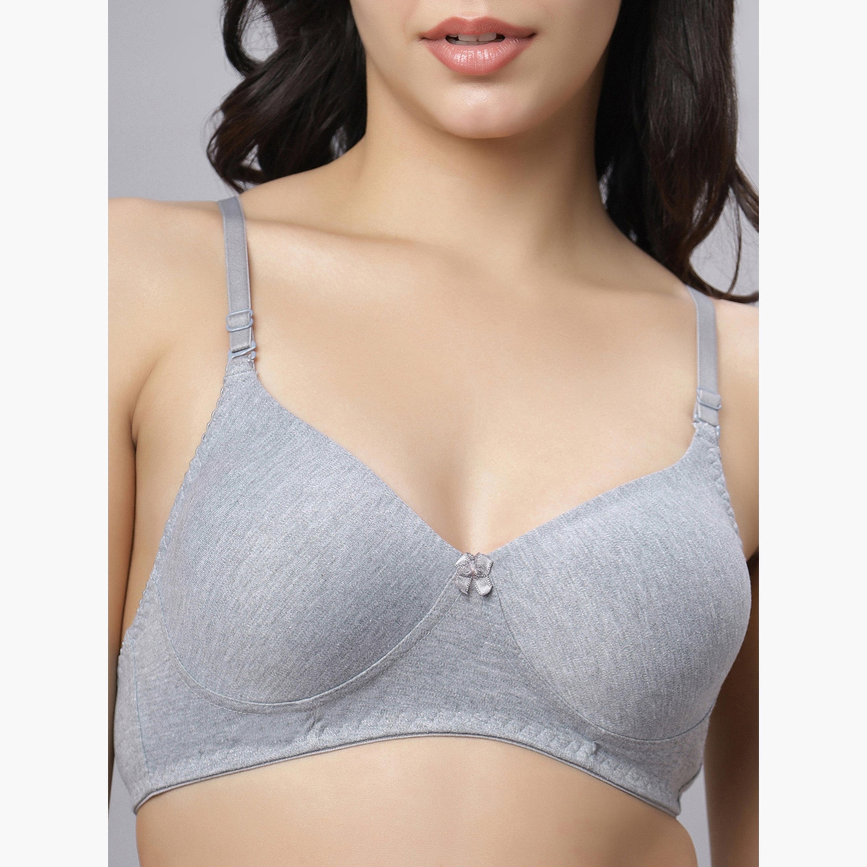 Eden X Styli Pack of 2 - Non-Padded Non Wired Cotton Blend T-Shirt Bra-women-clothing-lingerie-bras-image-9