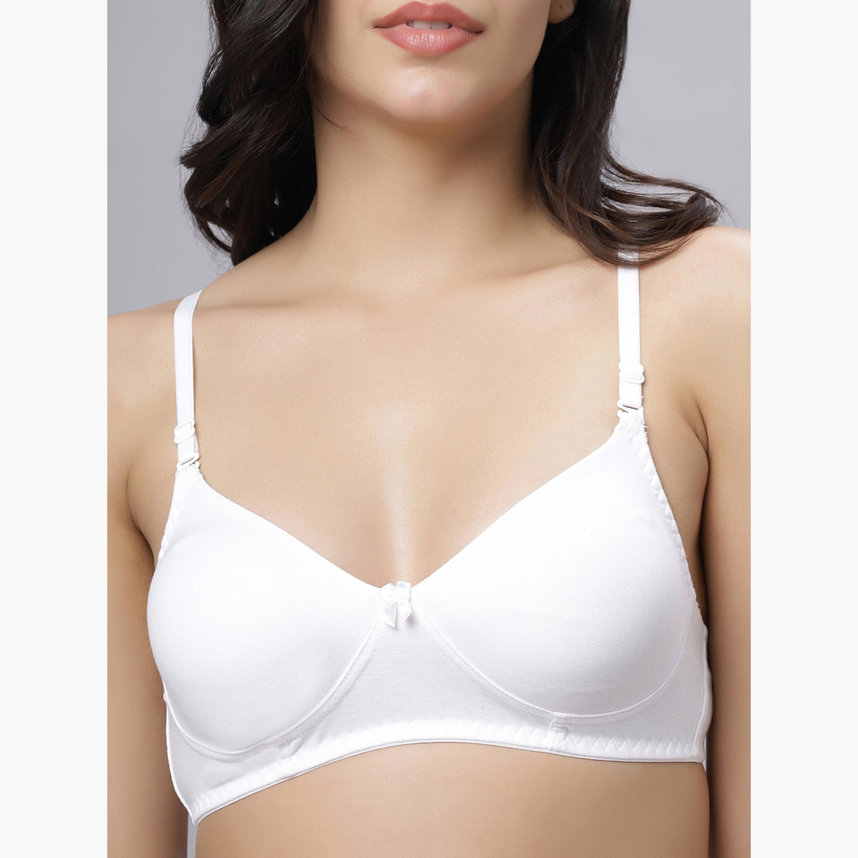 Eden X Styli Pack of 2 - Non-Padded Non Wired Cotton Blend T-Shirt Bra-women-clothing-lingerie-bras-image-9